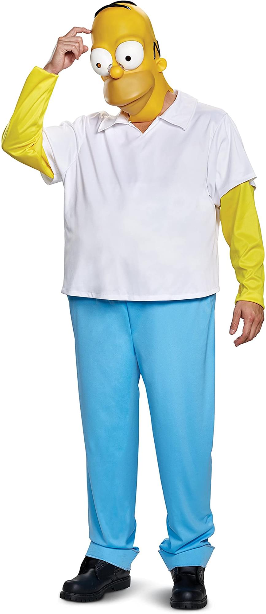 The Simpsons Deluxe Homer Adult Costume , XXL (50-52)