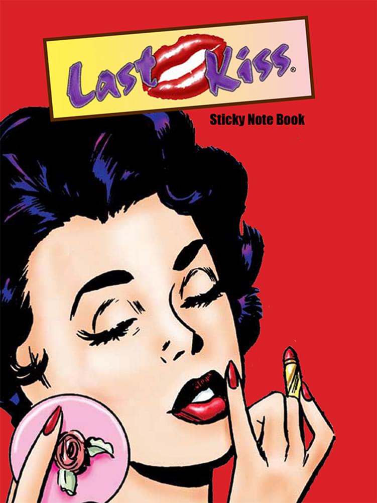 John Lustig's Last Kiss Sticky Notebook