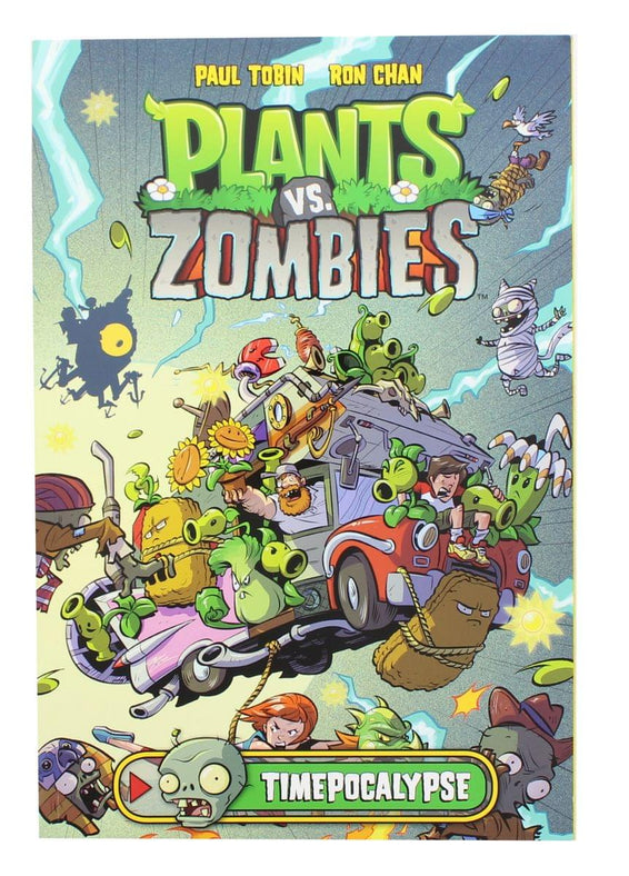 Plants Vs Zombies Tomb Raiser Zombie & Bloomerang 3 Action