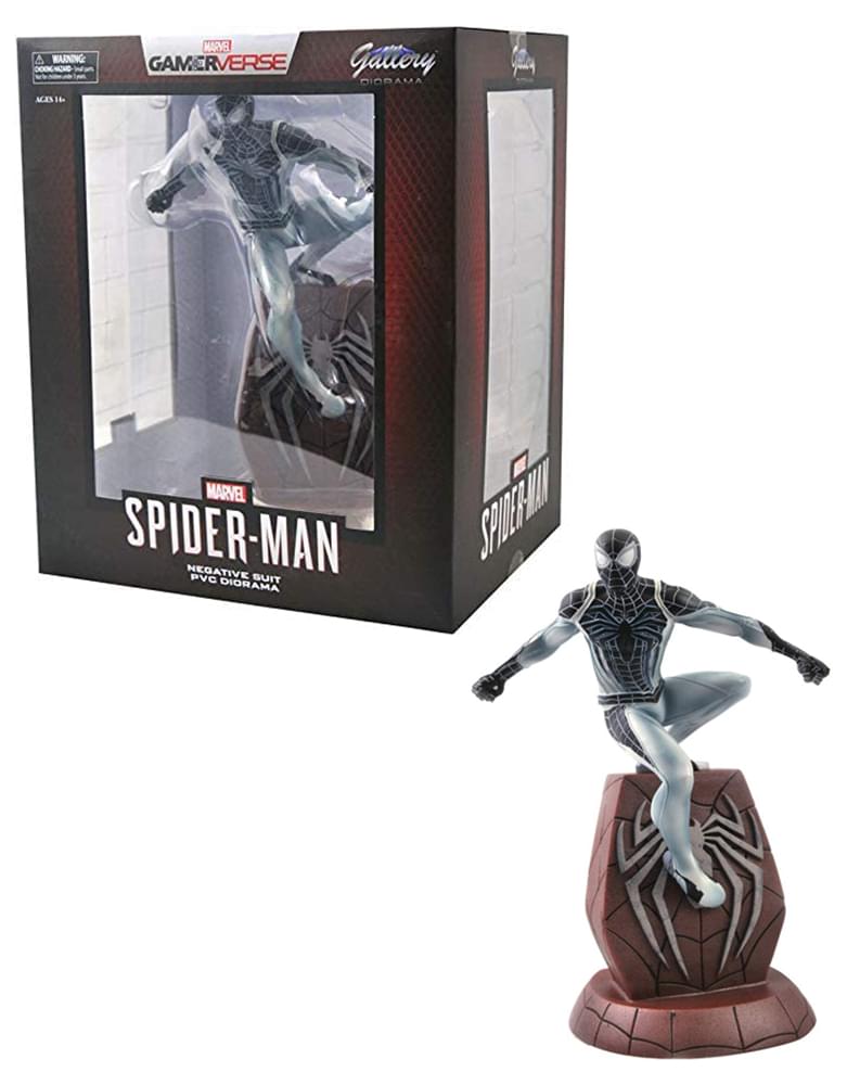 Marvel Gallery Exclusive Negative Suit Spider-Man PVC Statue | Free Sh -  Toynk Toys
