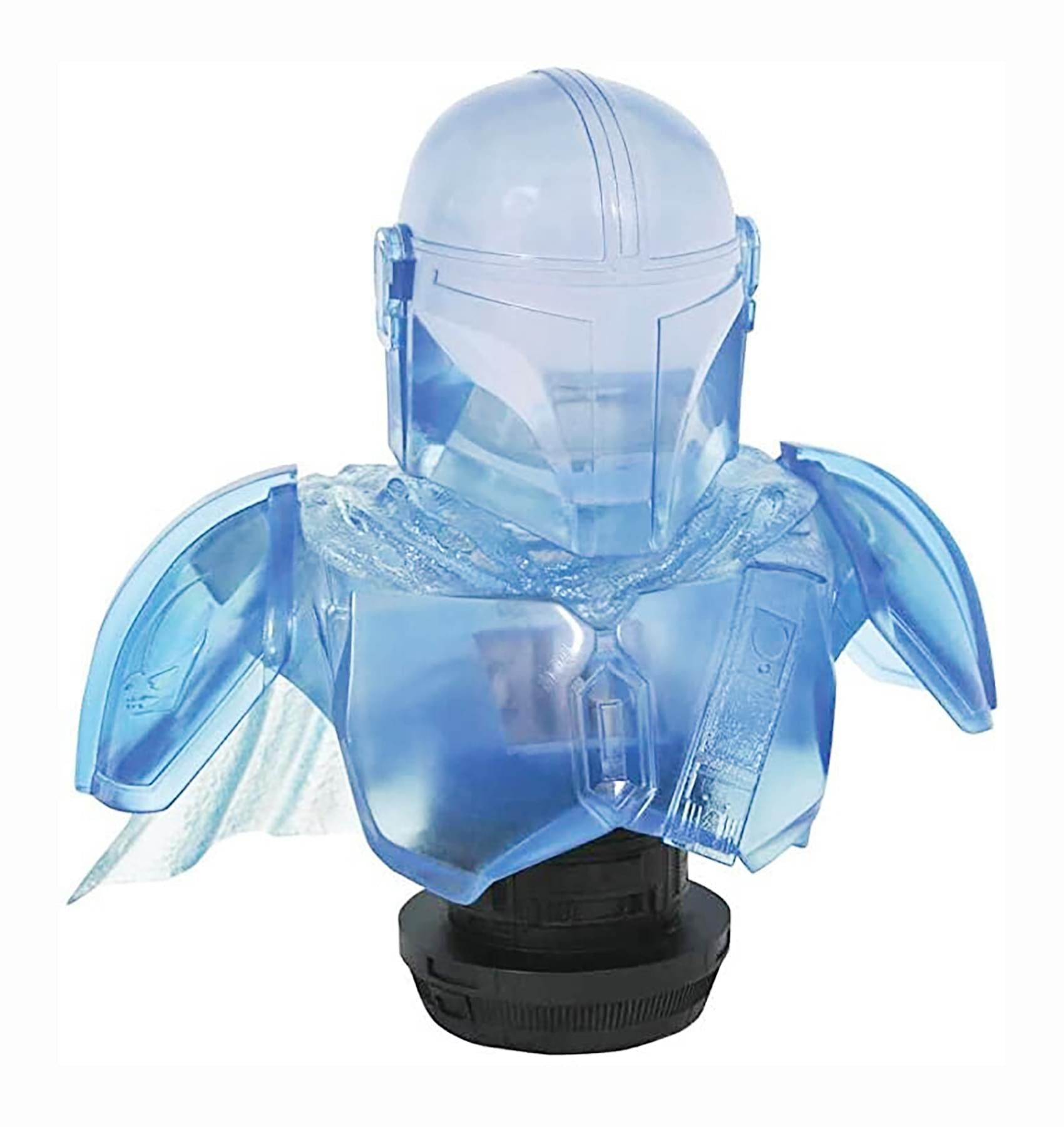 Star Wars The Mandalorian Limited Edition Light-Up 10 Clear Resin Bust