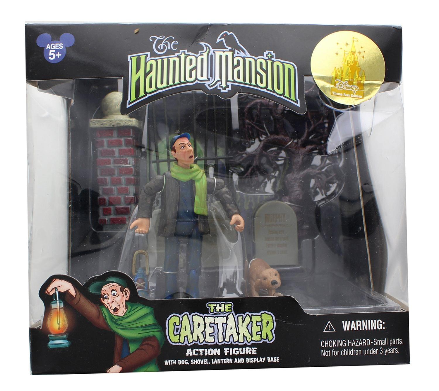 Disney The Haunted Mansion Hitchhiking Ghost Figure Playset - The Caretaker