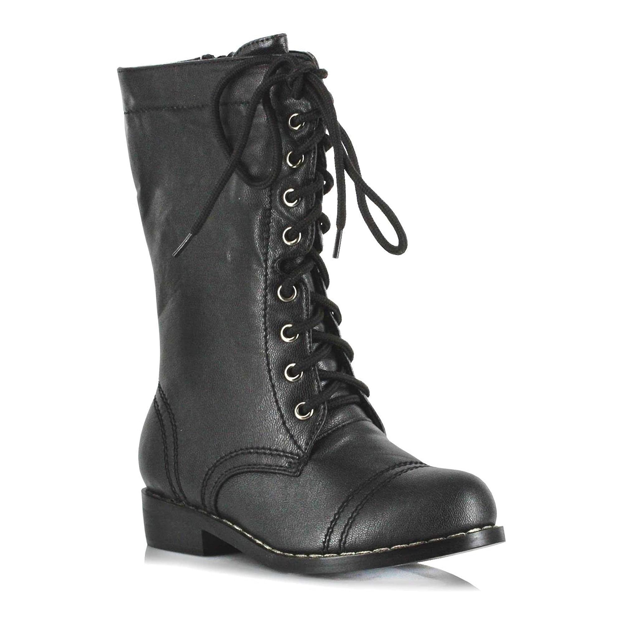 1 Black Combat Boots Child