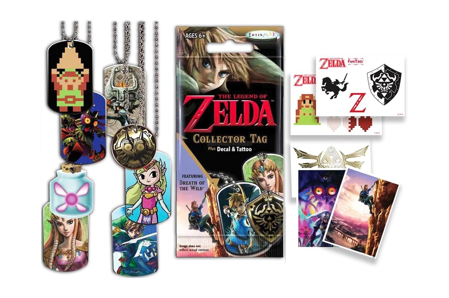 Legend Of Zelda Collector Dog Tags Fun Pack , Includes 6 Unique Items