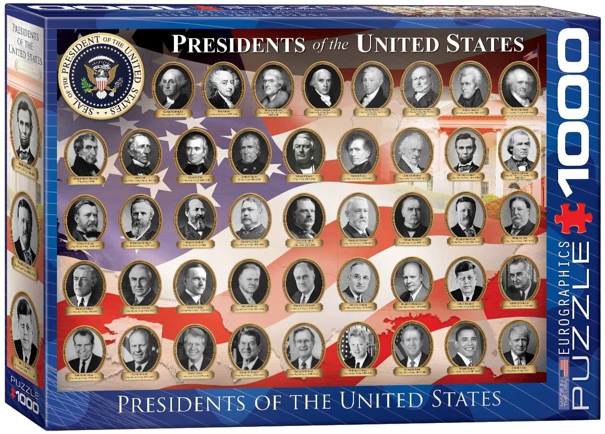 Presidents Of The United States 1000 Piece Jigsaw Puzzle