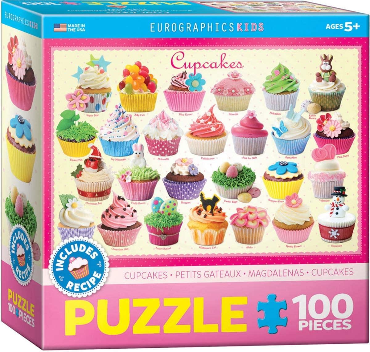 Cupcakes 100 Piece Jigsaw Puzzle
