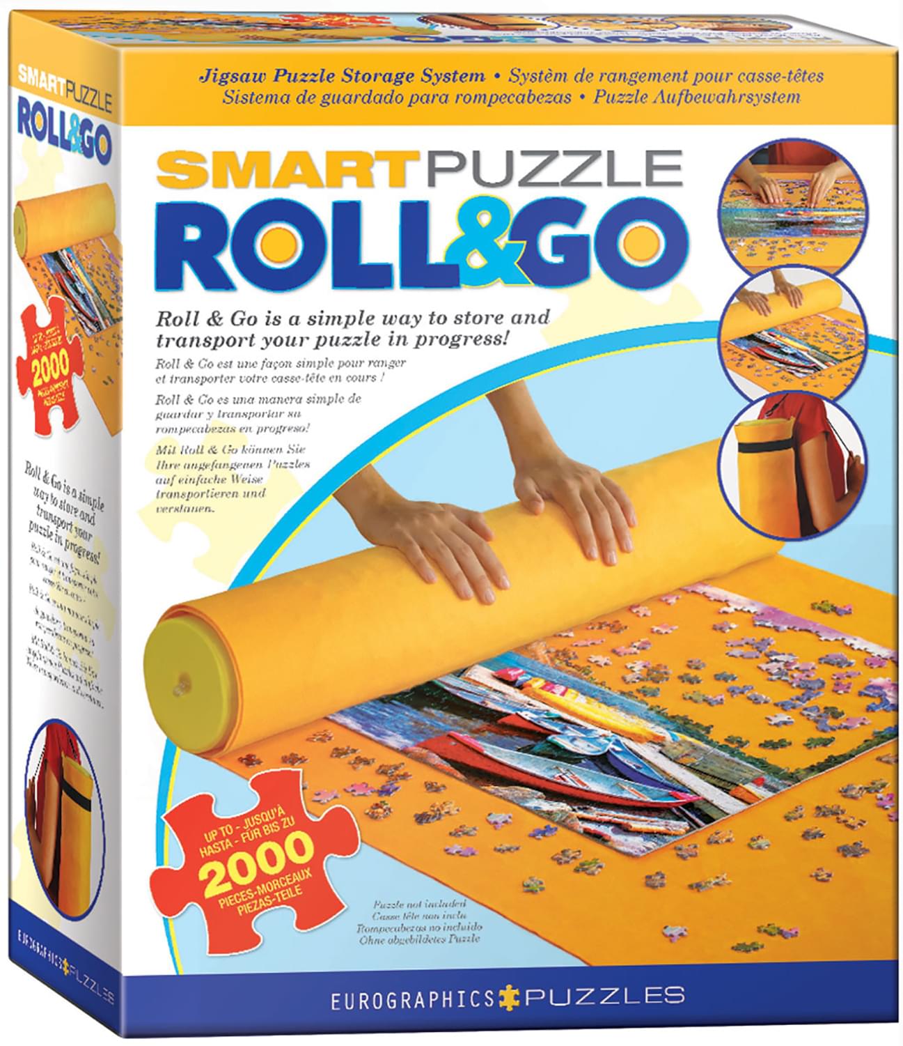 SmartPuzzle Roll & Go Jigsaw Puzzle Mat , Fits 2000 Pieces