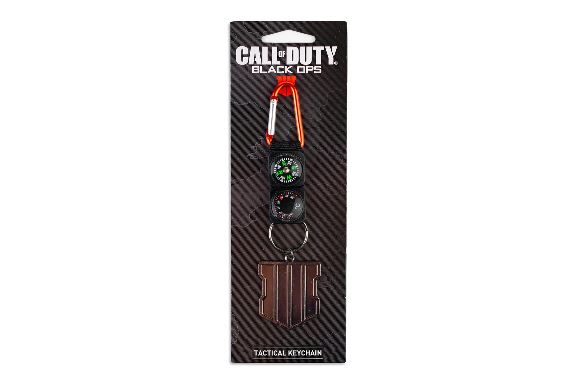 Call Of Duty: Black Ops 4 Logo & Keychain Compass Set , Includes Thermometer