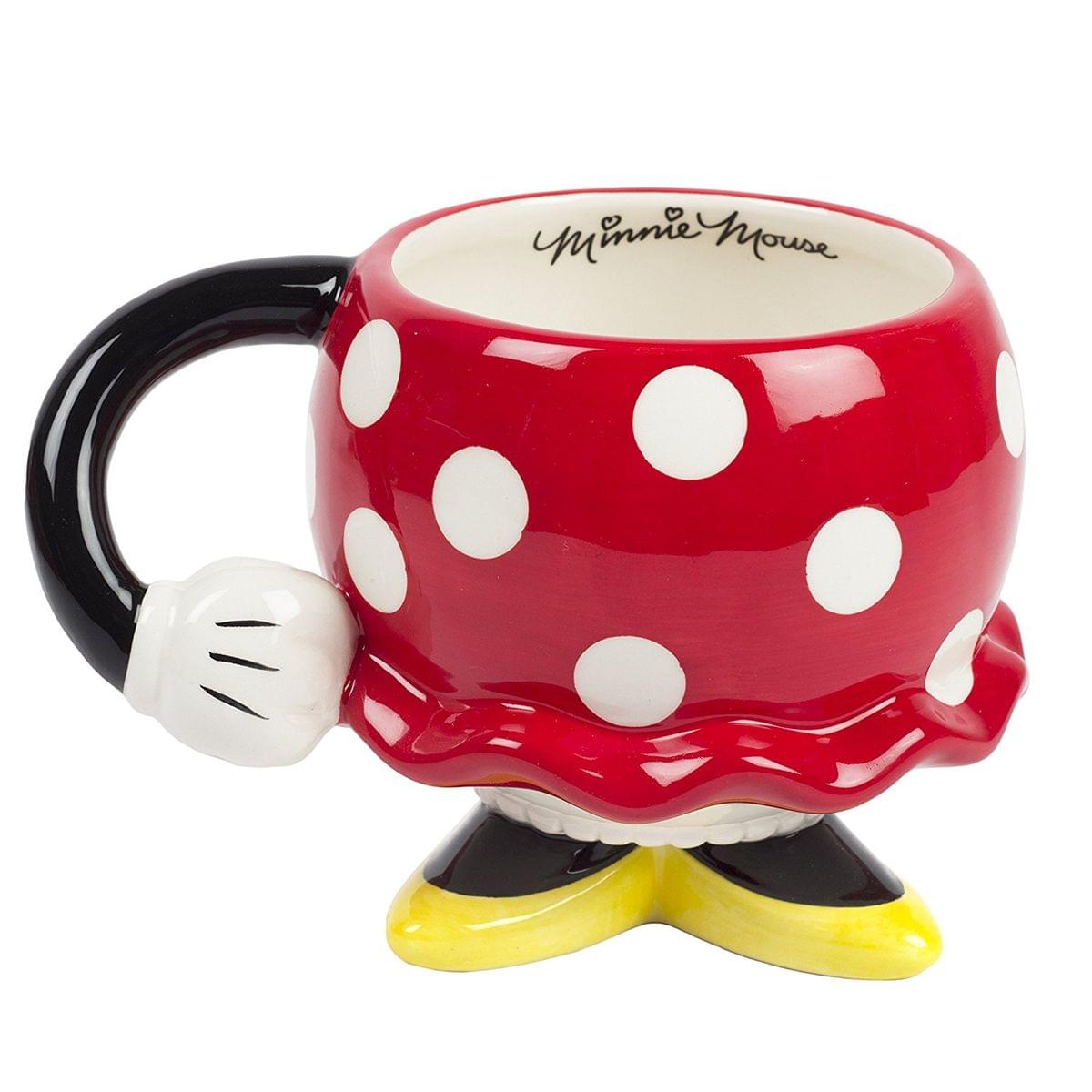 Disney Minnie Mouse Red Rock The Dots Molded Mug With Arm