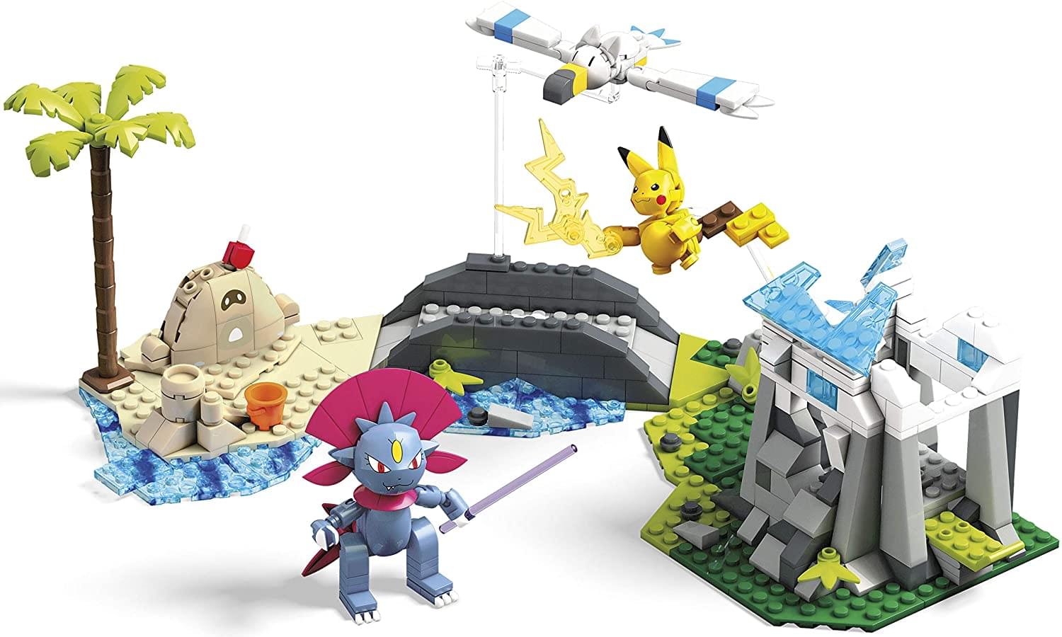 Pokemon Mega Construx 398 Piece Building Set , Tropical Frost Showdown