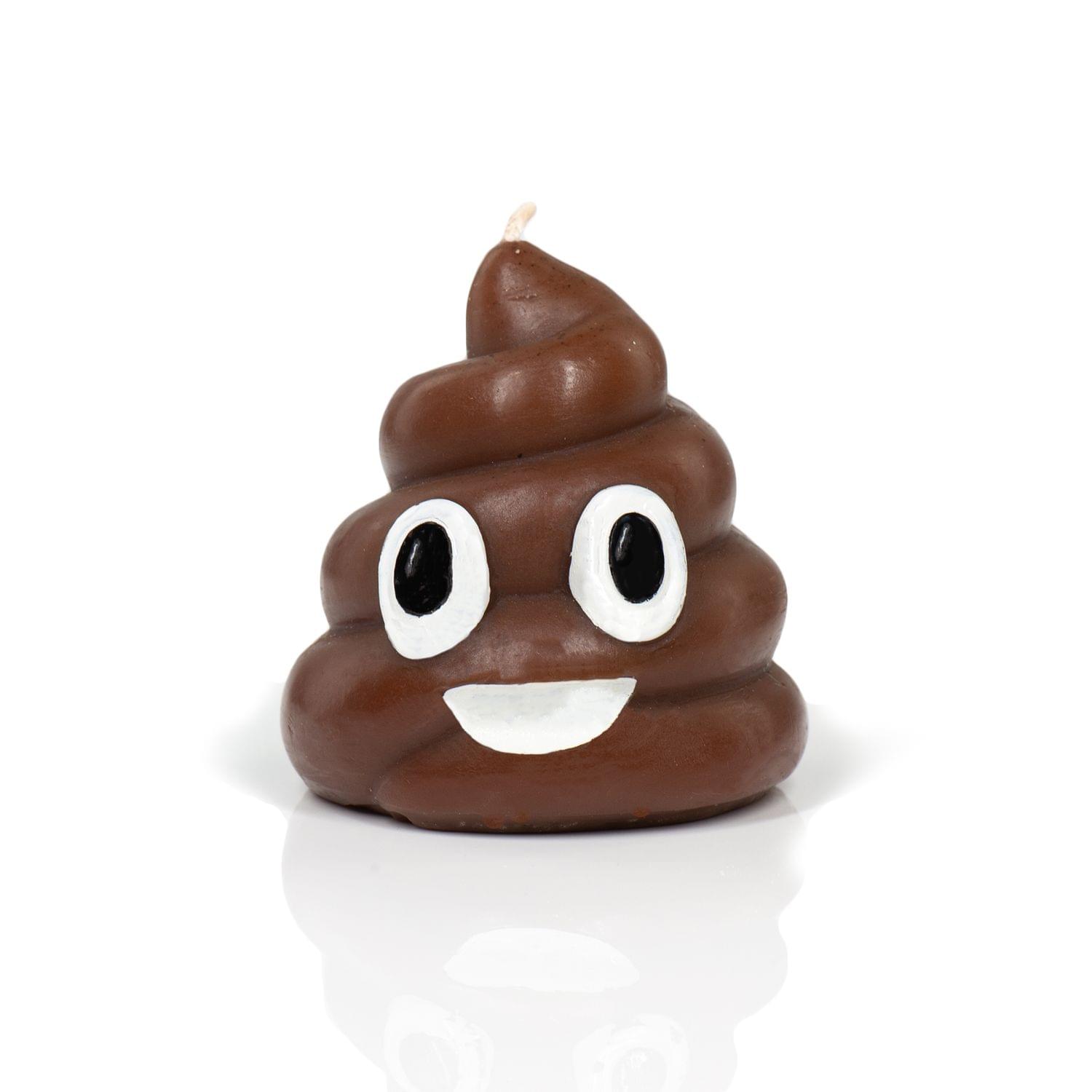 My Sh*t Doesn’t Stink Poop Emoji Candle , Funny Décor Collectible