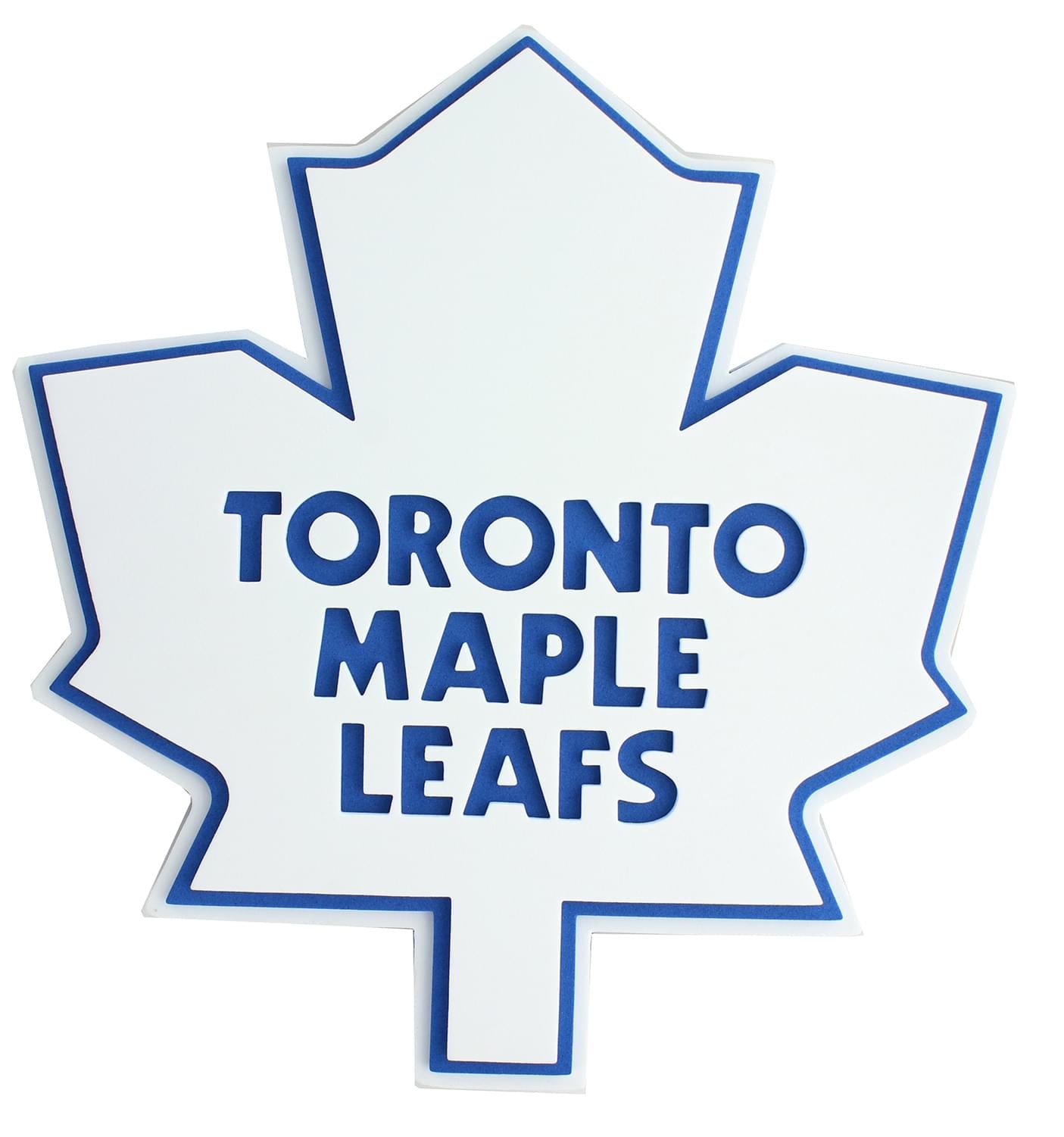 NHL 3D Foam Logo 18 Wall Display: Toronto Maple Leaves