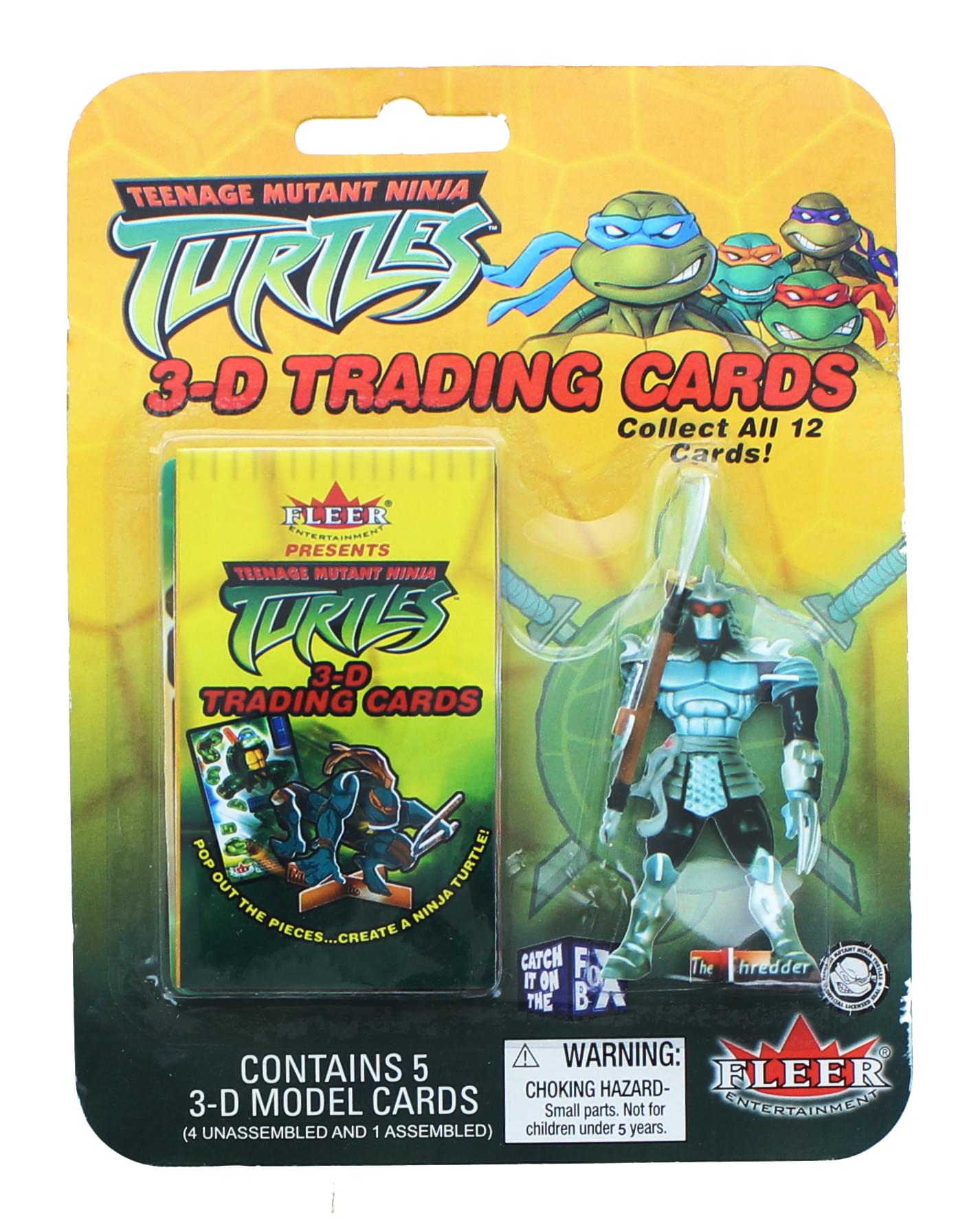 Teenage Mutant Ninja Turtles 3D Trading Cards , One Random