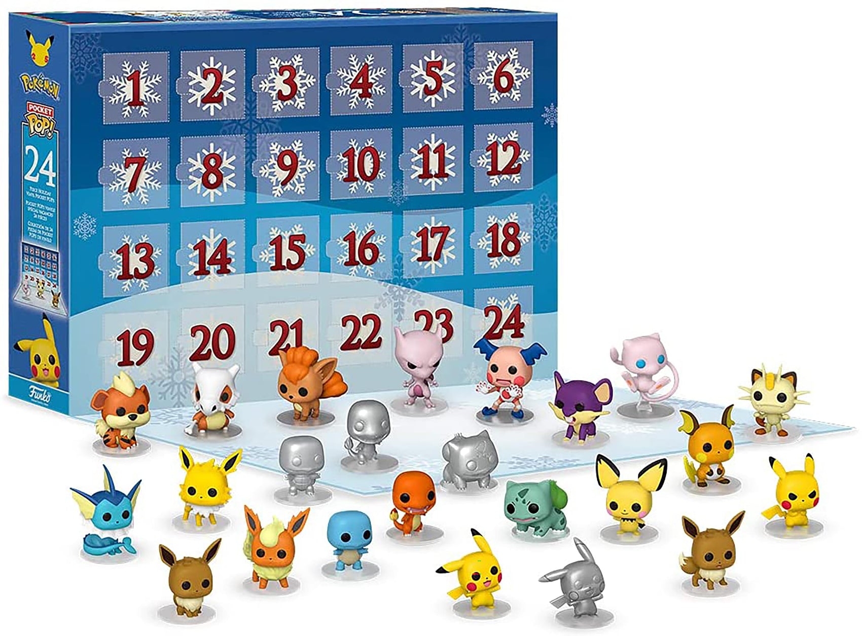 Pokemon Funko POP Advent Calendar 24 Pieces Free Shipping