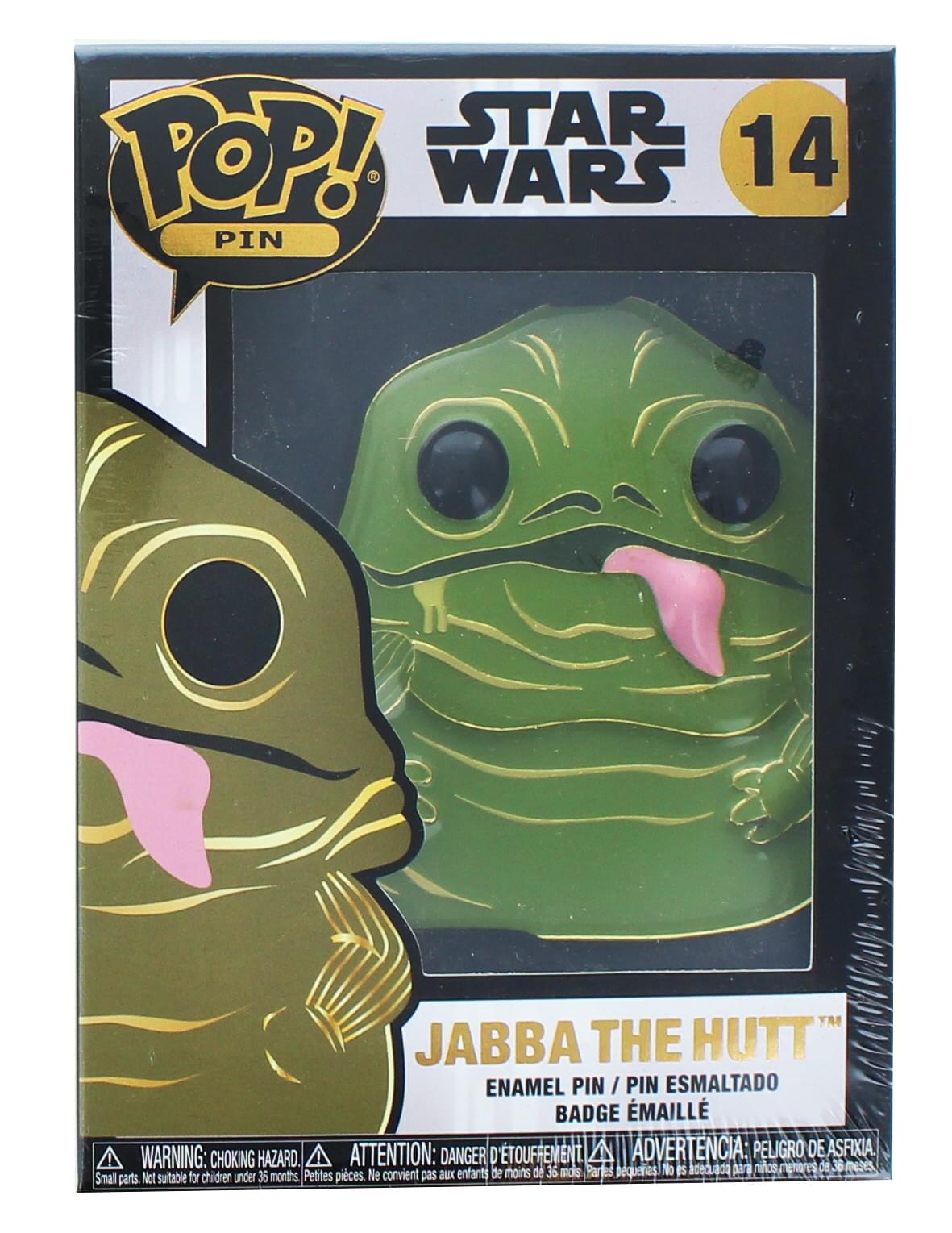 Star Wars 3 Inch Funko POP Pin , Jabba The Hutt