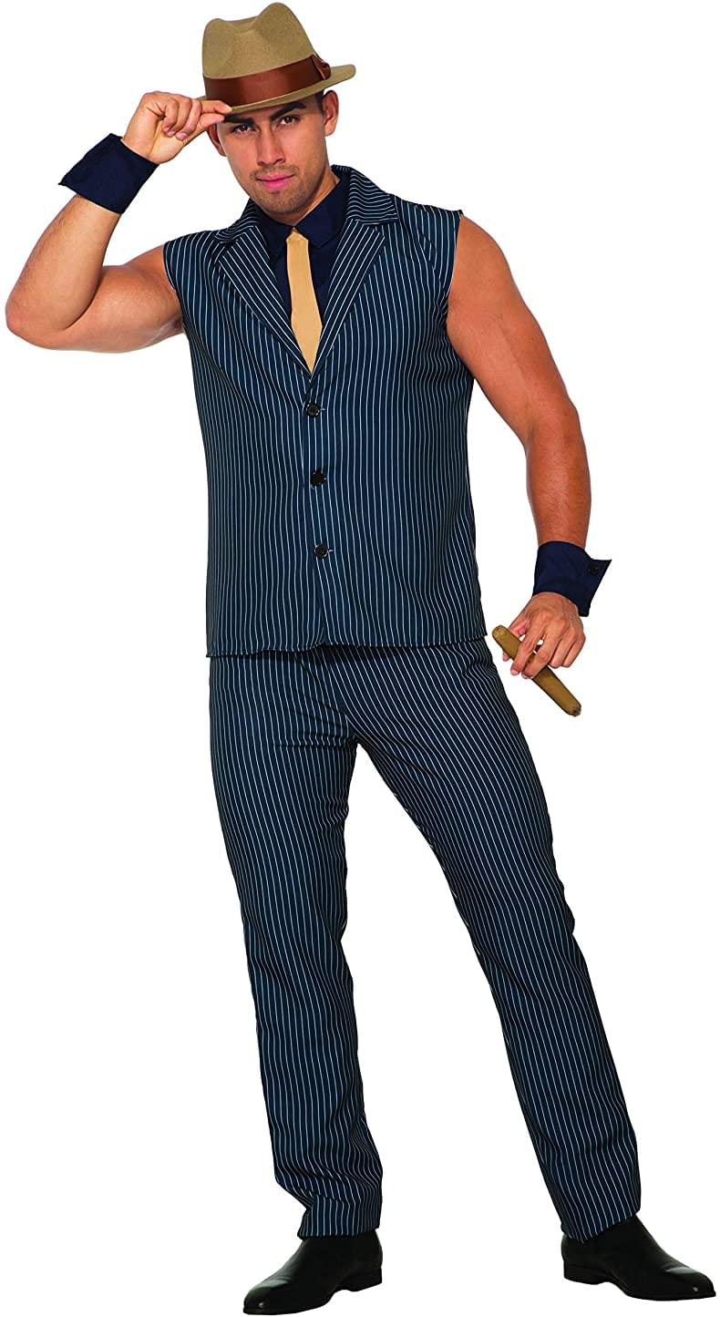 Photos - Fancy Dress Tough Tony the Gangster Men's Costume, One Size FRM-80533-C