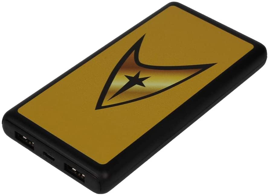 Star Trek TOS Delta 10,000mAh Power Bank With Dual 2.4A USB Charging Ports