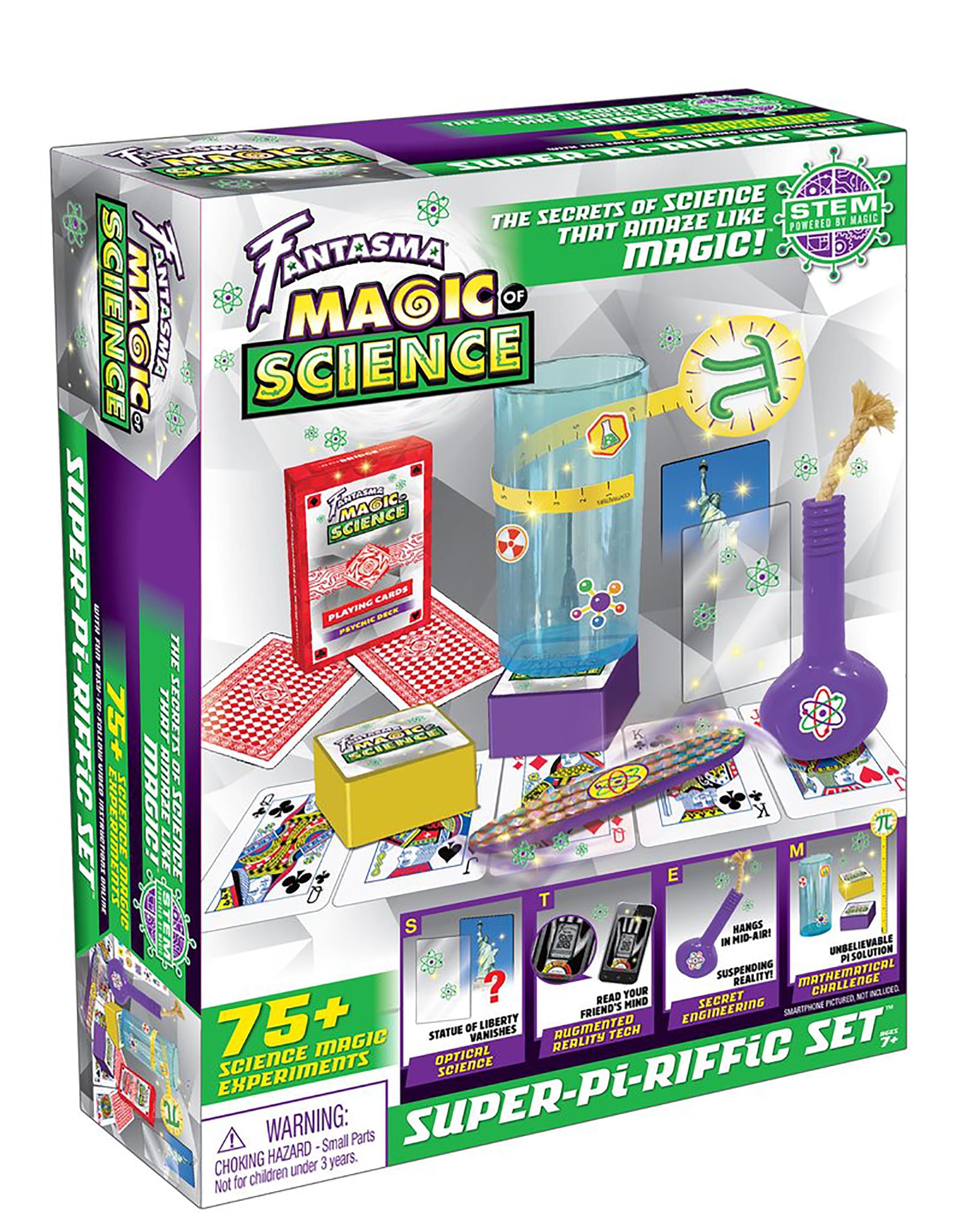 Fantasma Magic Of Science STEM Based Super-Pi-Riffic Magic Set , 75+ Experiments