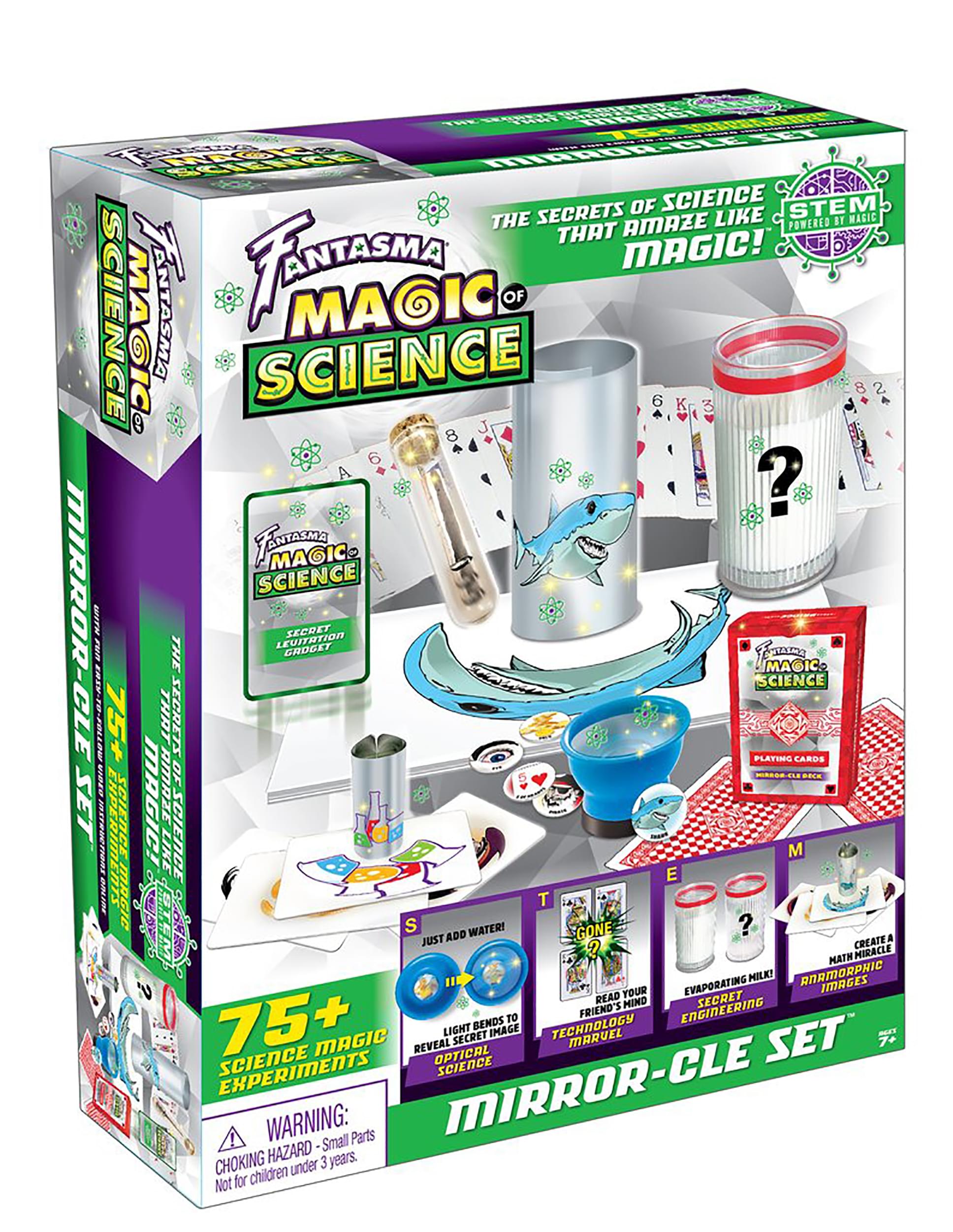 Fantasma Magic Of Science STEM Based Mirror-cle Magic Set , 75+ Experiments