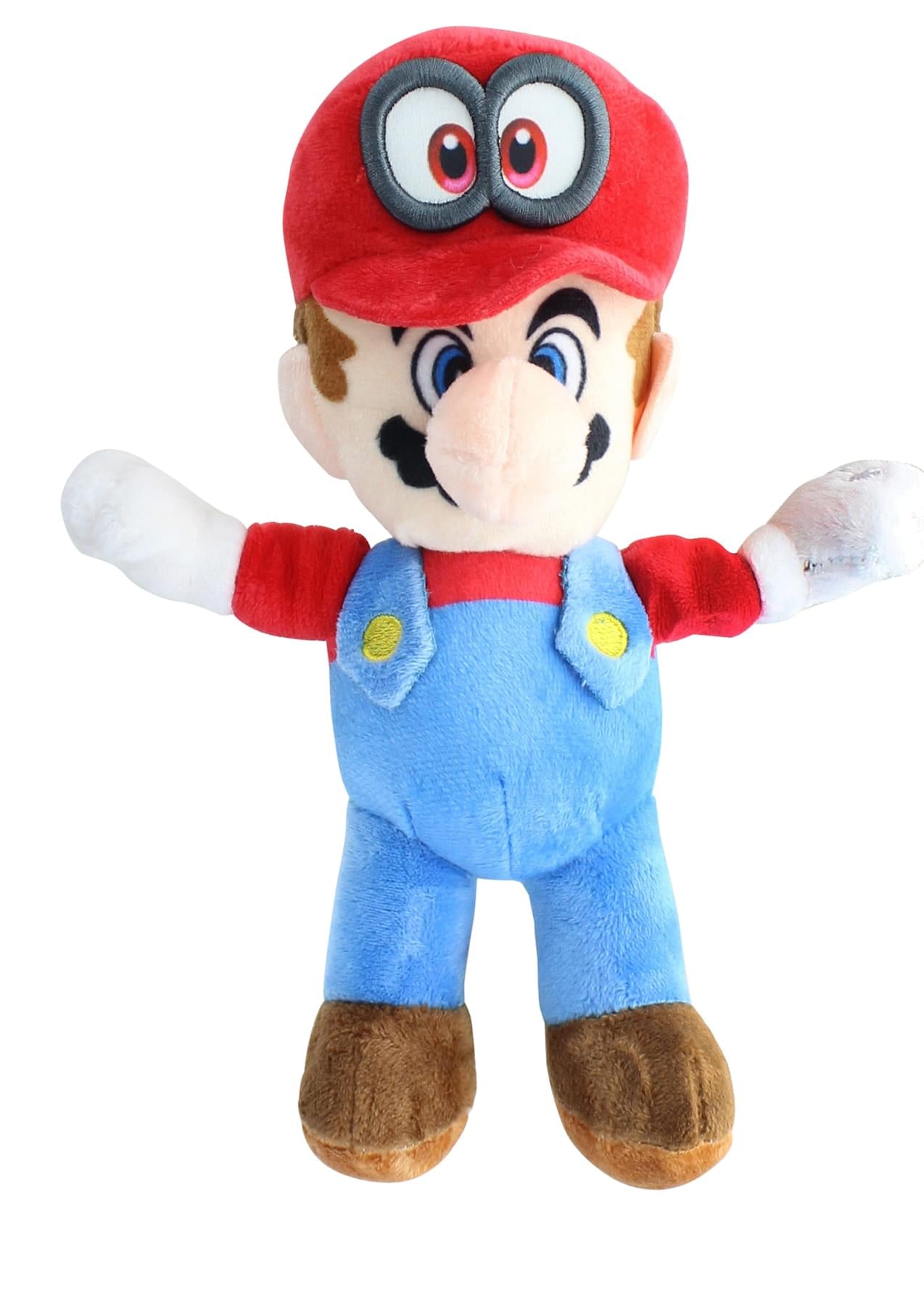Photos - Soft Toy Jakks Super Mario 8.5 Inch Character Plush | Mario Cappy GDS-8N-100MC-C 