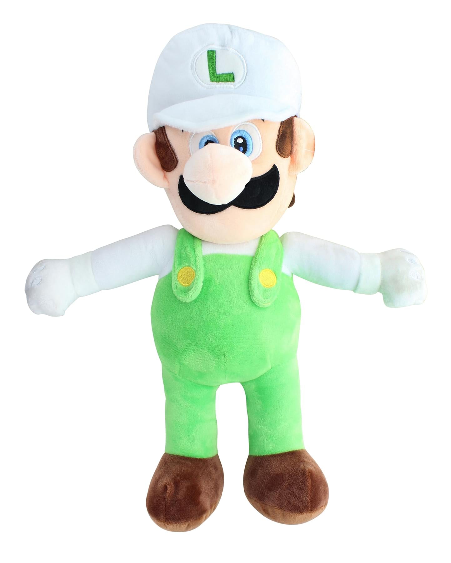 Super Mario 16 Inch Character Plush , Fire Luigi