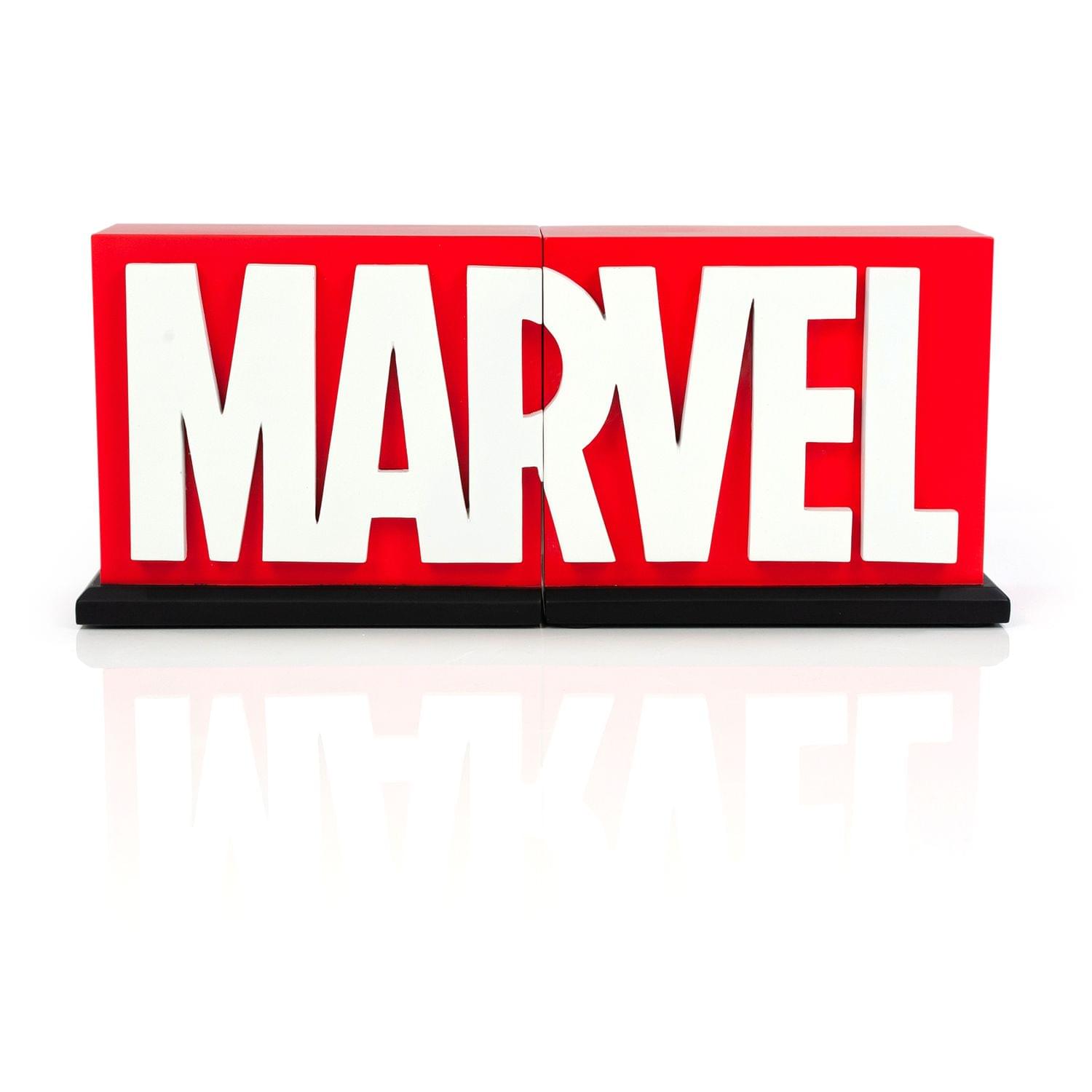 Marvel Logo Bookends , Transform Your Superhero Decor With The Marvel Logo