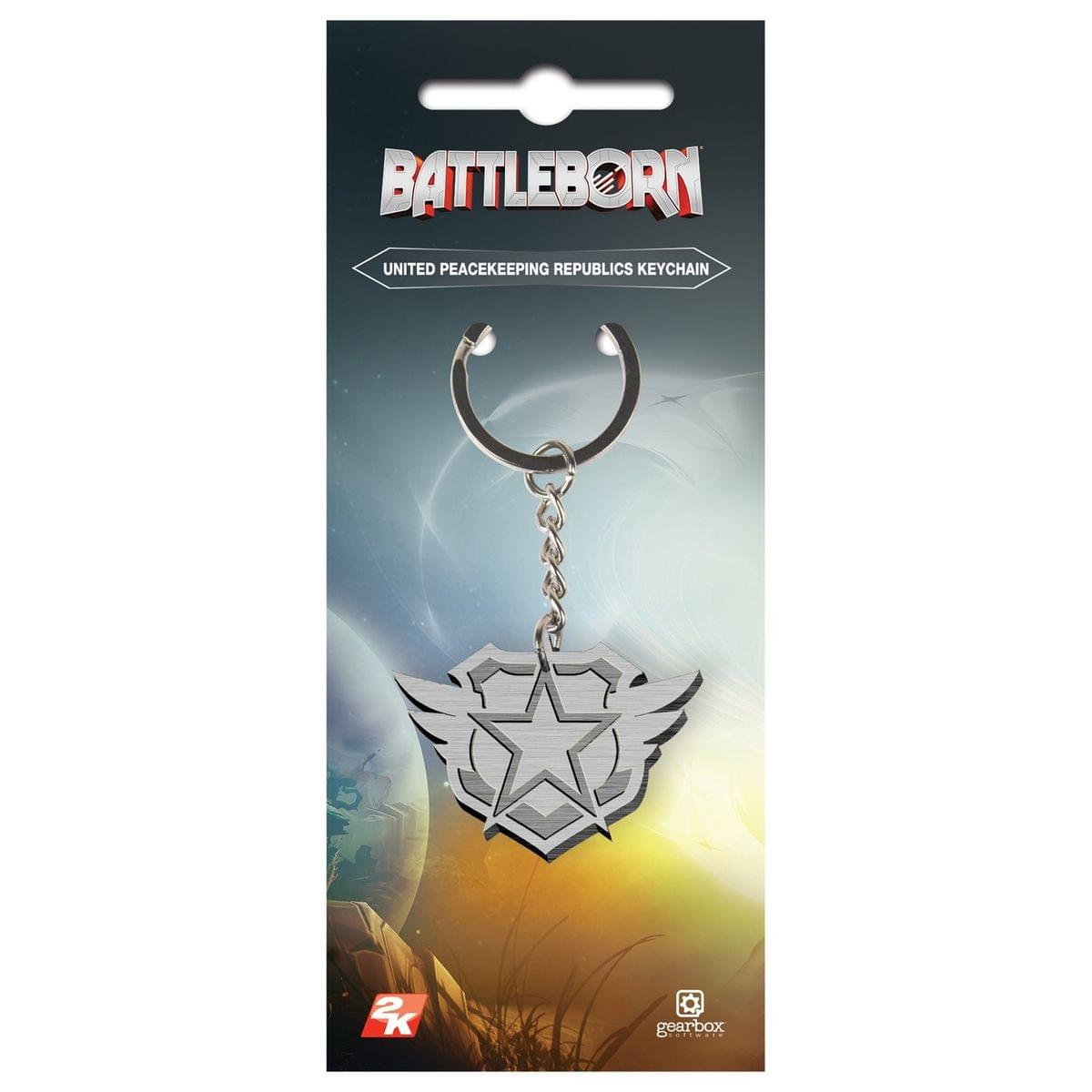 Battleborn United Peacekeeping Republics Logo Metal Keychain