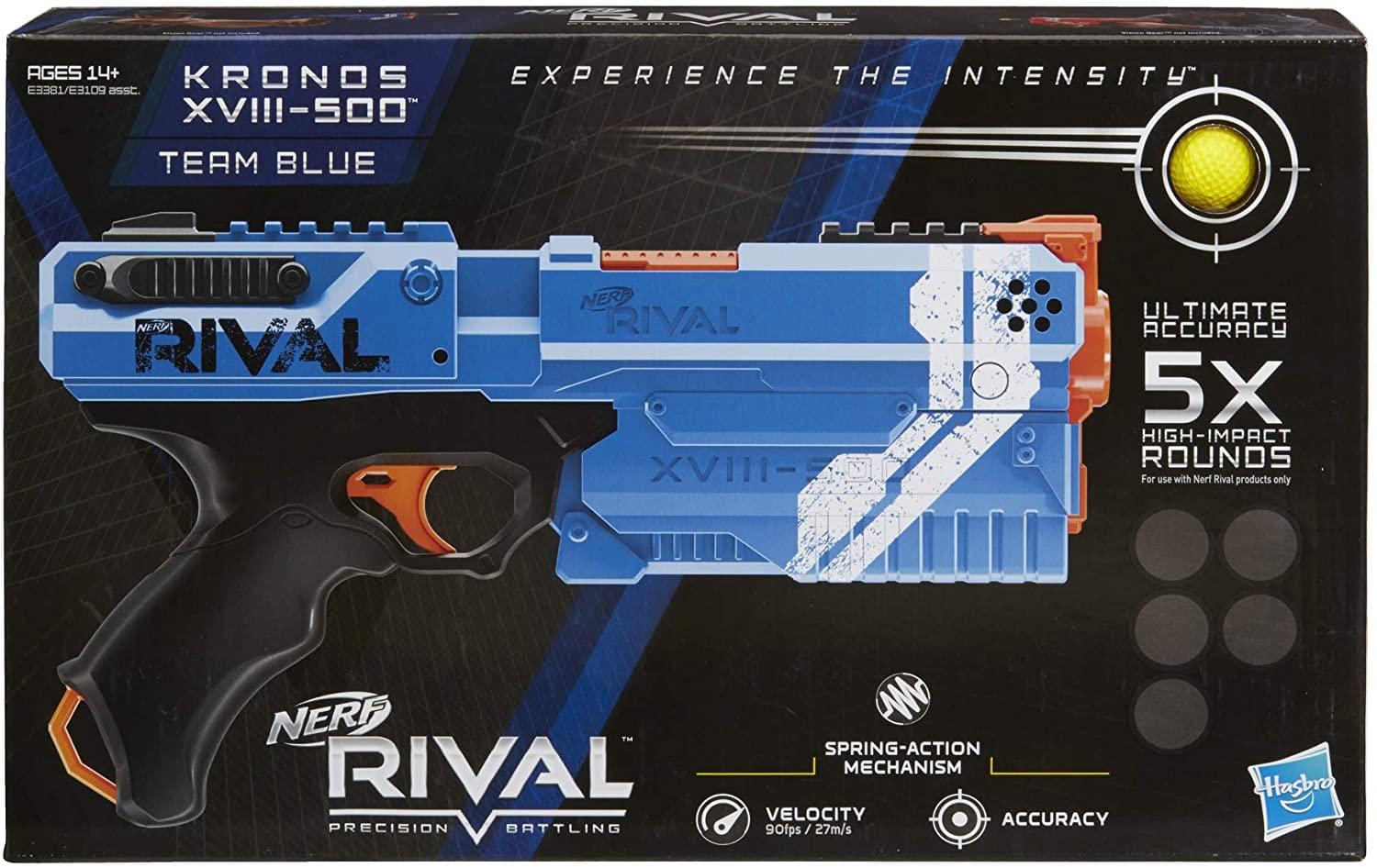 Nerf Rival Kronos XVIII Spring-Action Blaster | Blue | Free Shippi