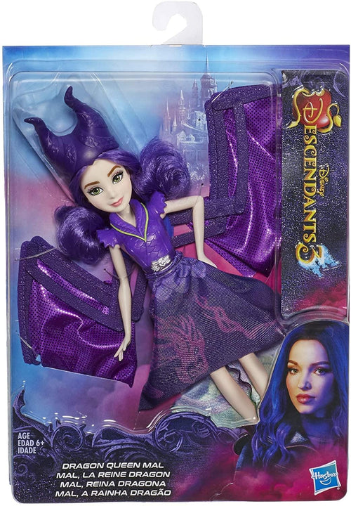 Disney Descendants 3 Dragon Queen Mal Fashion Doll | Free Shipping