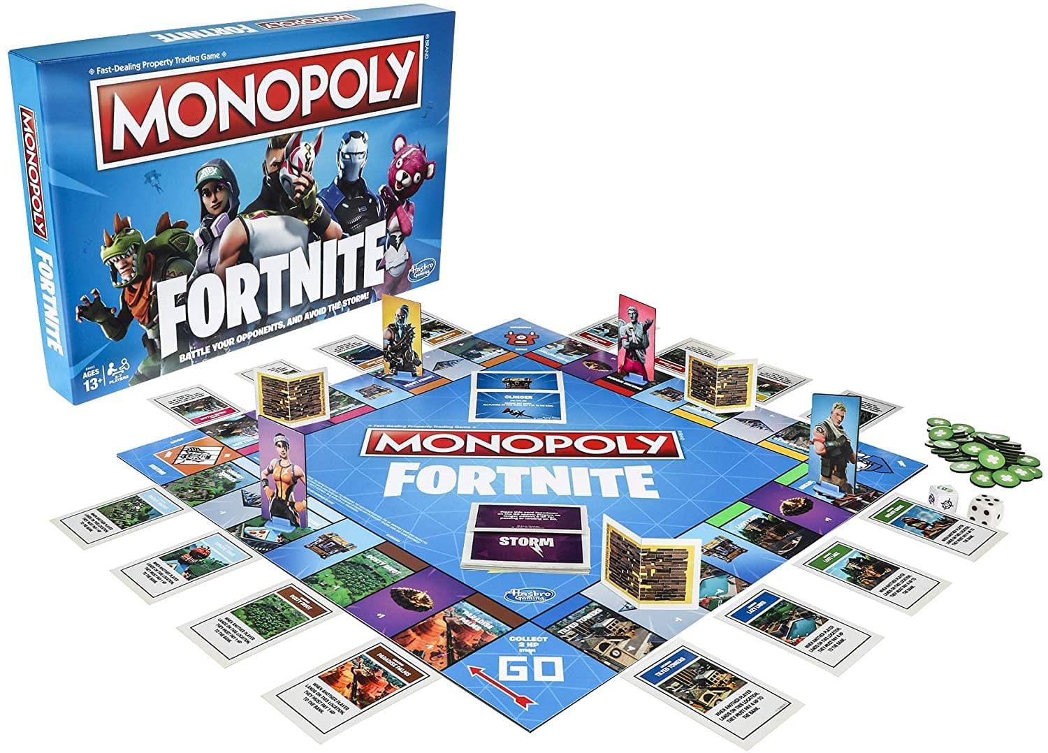 Fortnite Edition Monopoly Board Game , 2-7 Players
