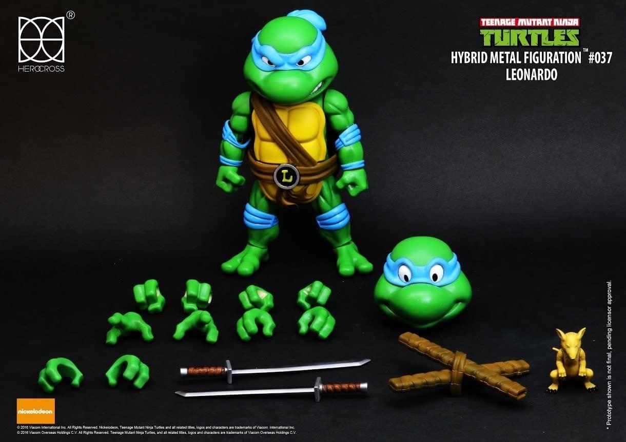 Teenage Mutant Ninja Turtles Hybrid Metal Figuration Action Figure , Leonardo