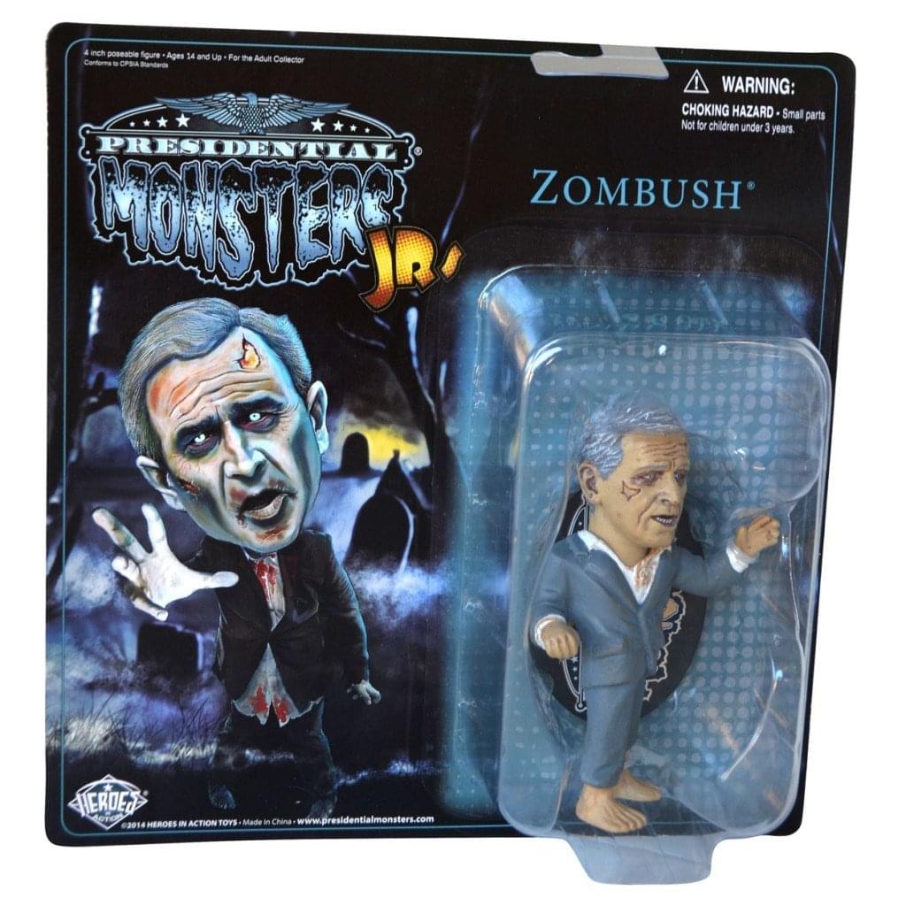 Presidential Monsters Jr. 4 Figure ZomBush George W. Bush As A Zombie