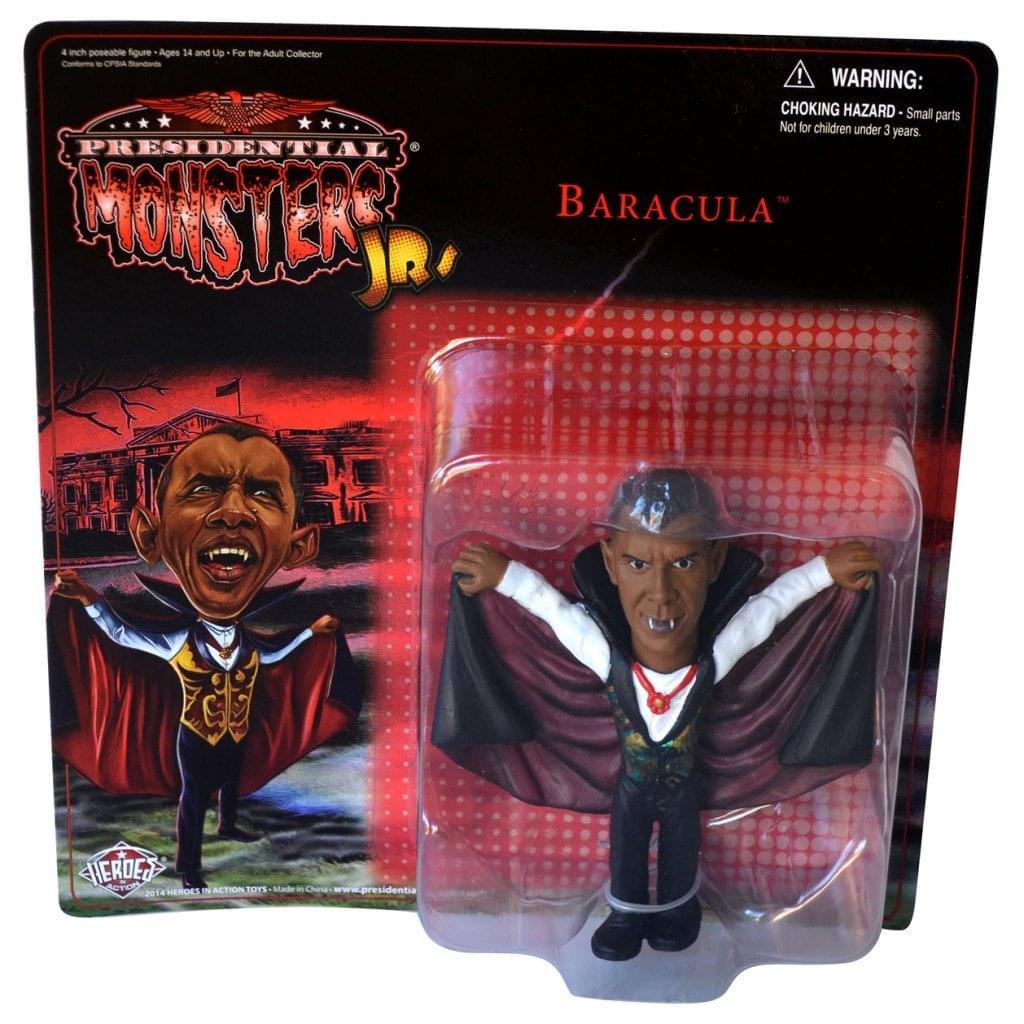 Presidential Monsters Jr. 4 Figure Baracula Obama As Dracula
