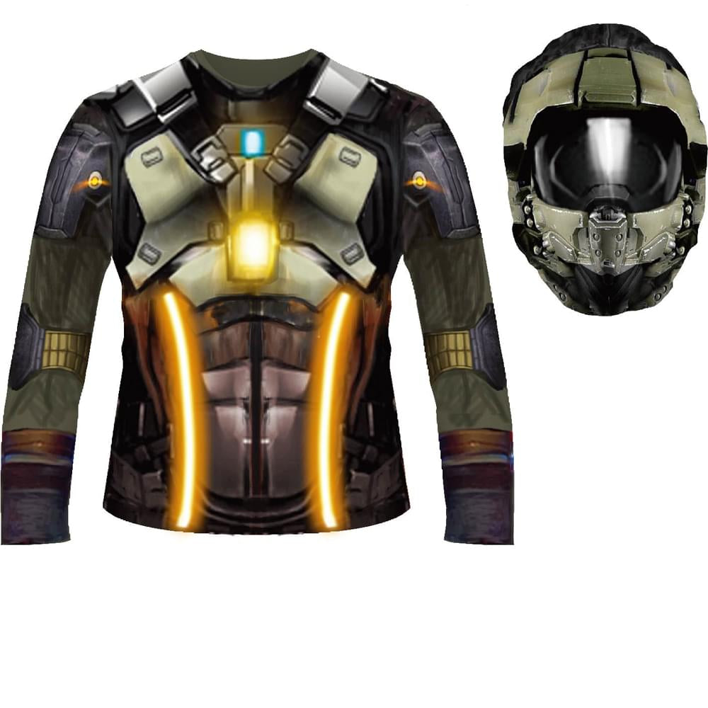 Space Traveler Child Sublimated Costume Shirt & Hood