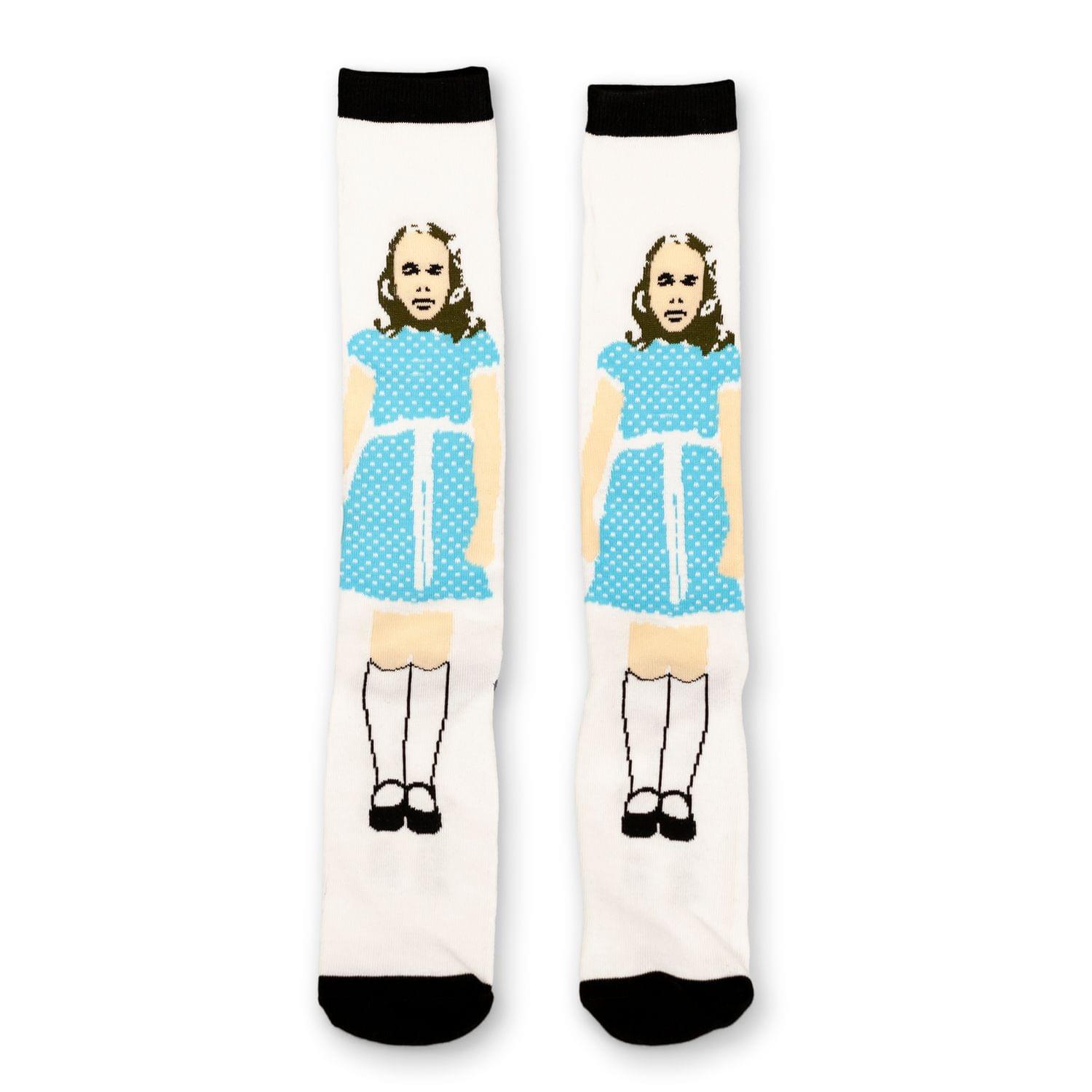 The Shining Collectibles , The Shining Exclusive Grady Twins White Crew Socks