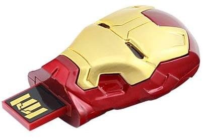 Iron Man 3 Helmet Light Up Flash Drive USB 8 GB
