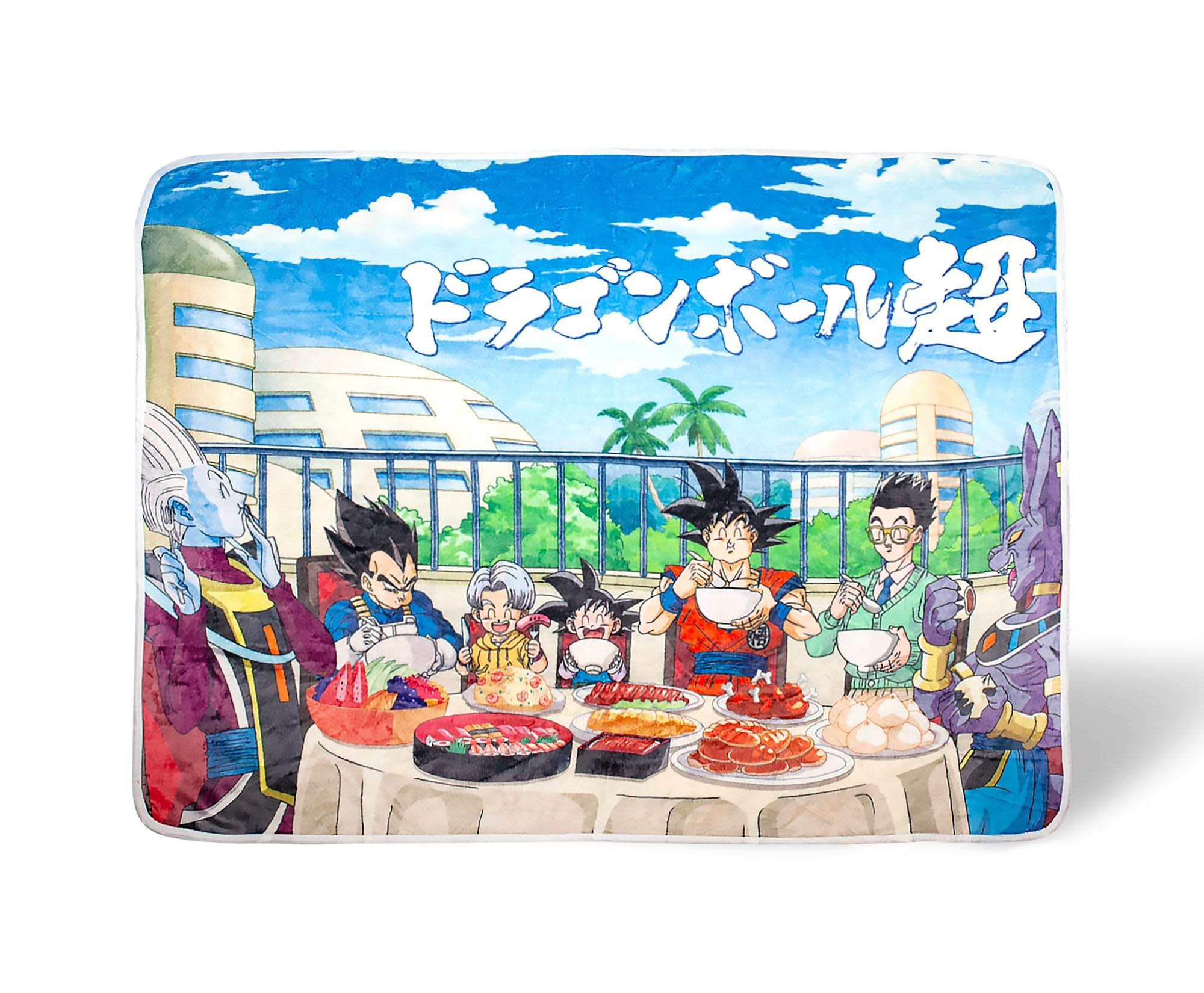 Dragon Ball Super Feast Plush Throw Blanket , 45 X 60 Inches