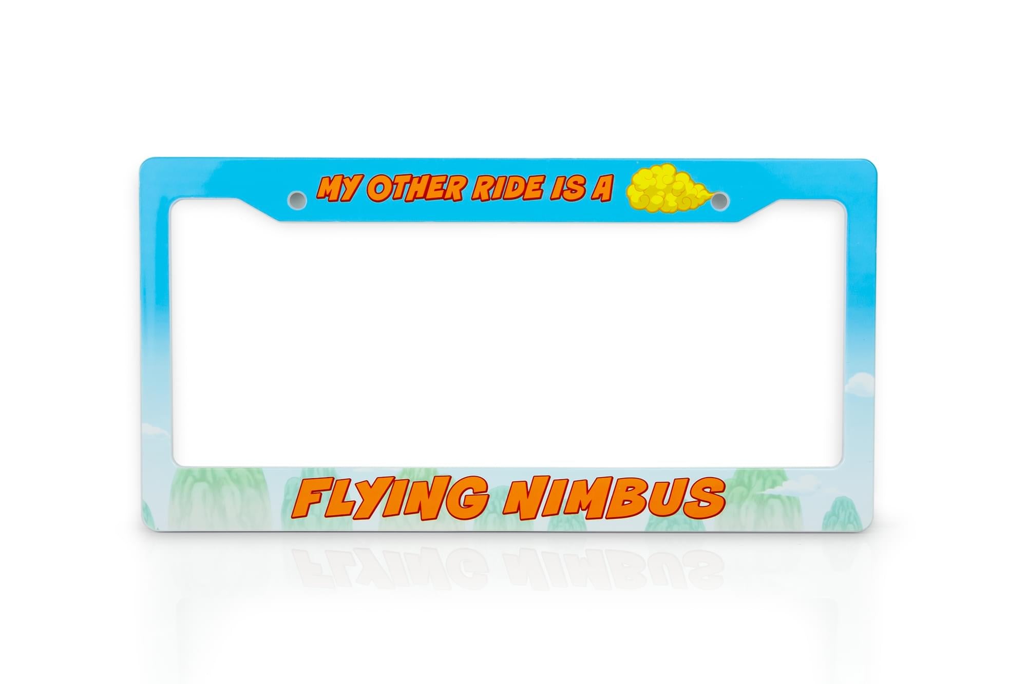 Dragon Ball Z License Plate Frame , My Other Ride Is A Flying Nimbus Cloud