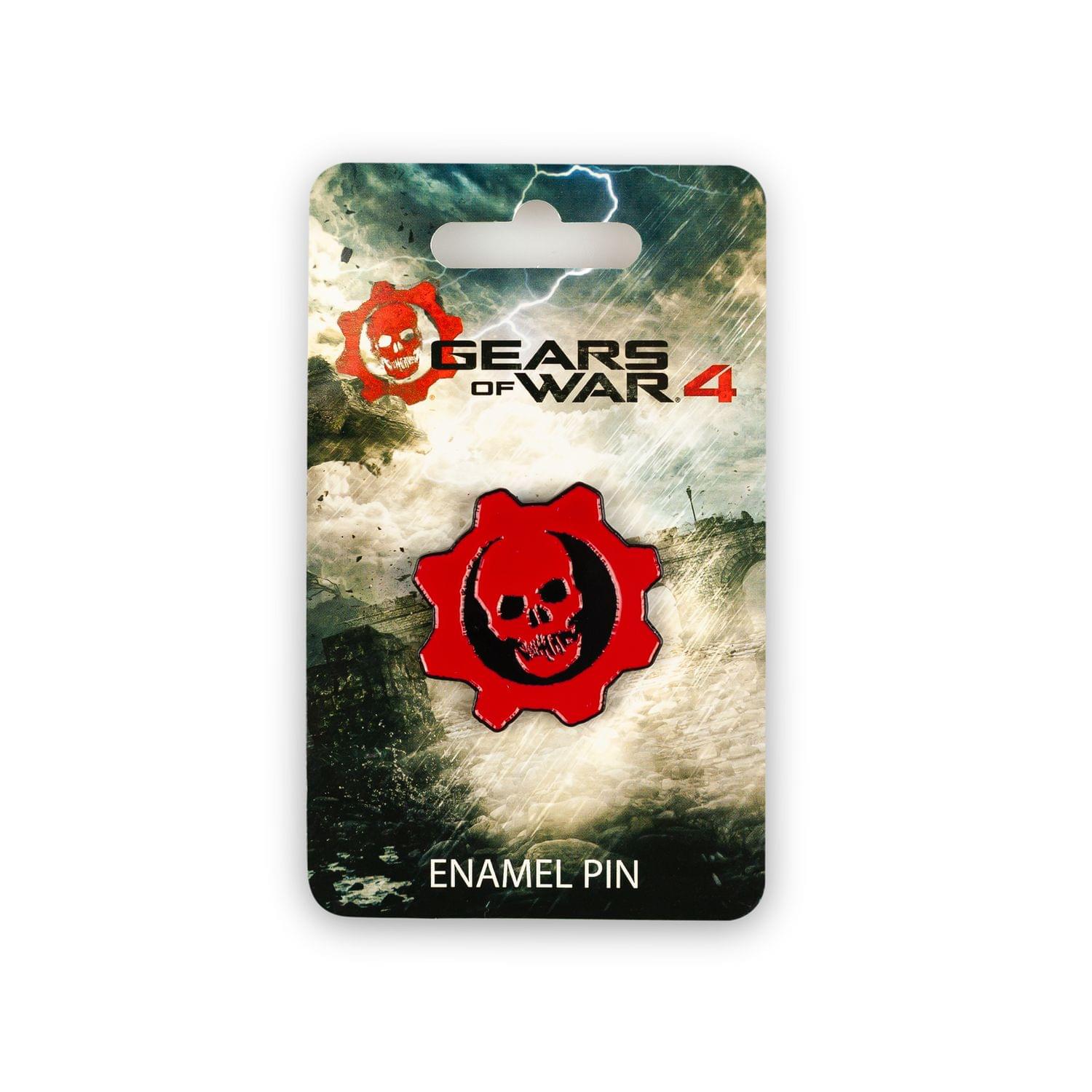 Gears Of War 4 Crimson Omen Pin , Official Gears Of War Collectible Logo Pin