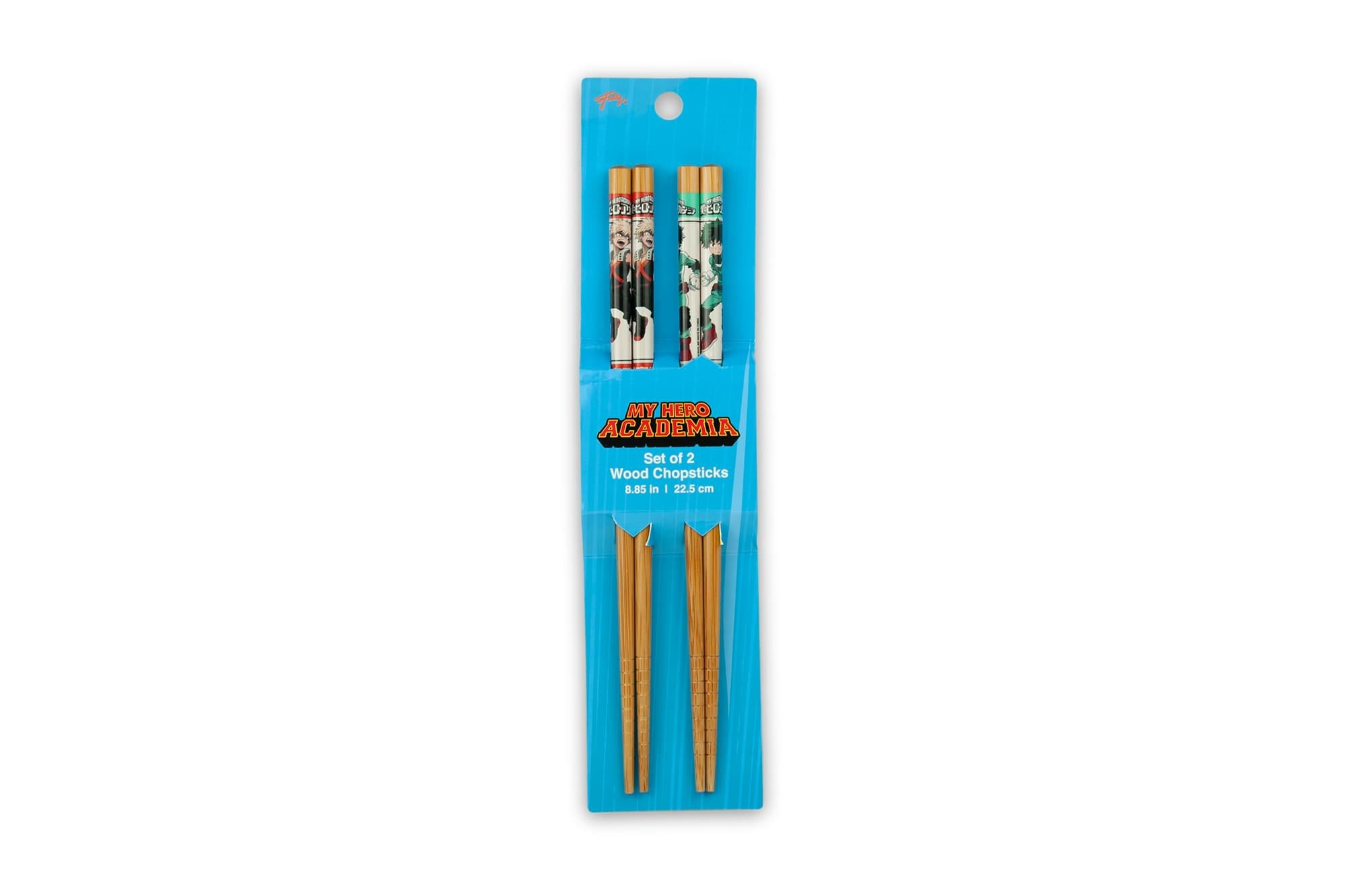 My Hero Academia Midoriya & Bakugo Bamboo Chopsticks Set , Includes 2 Sets