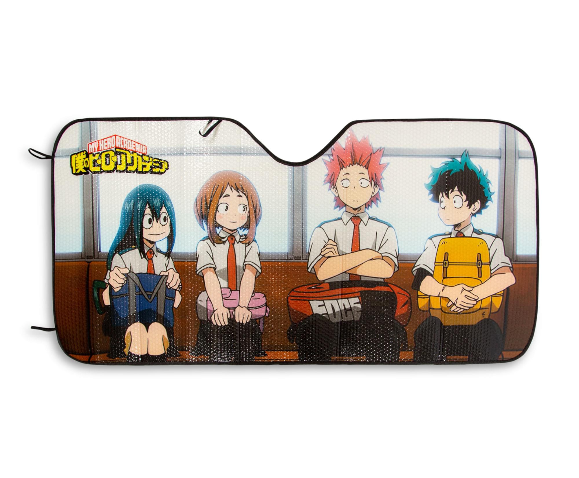 My Hero Academia Characters Sunshade For Car Windshield , 58 X 28 Inches