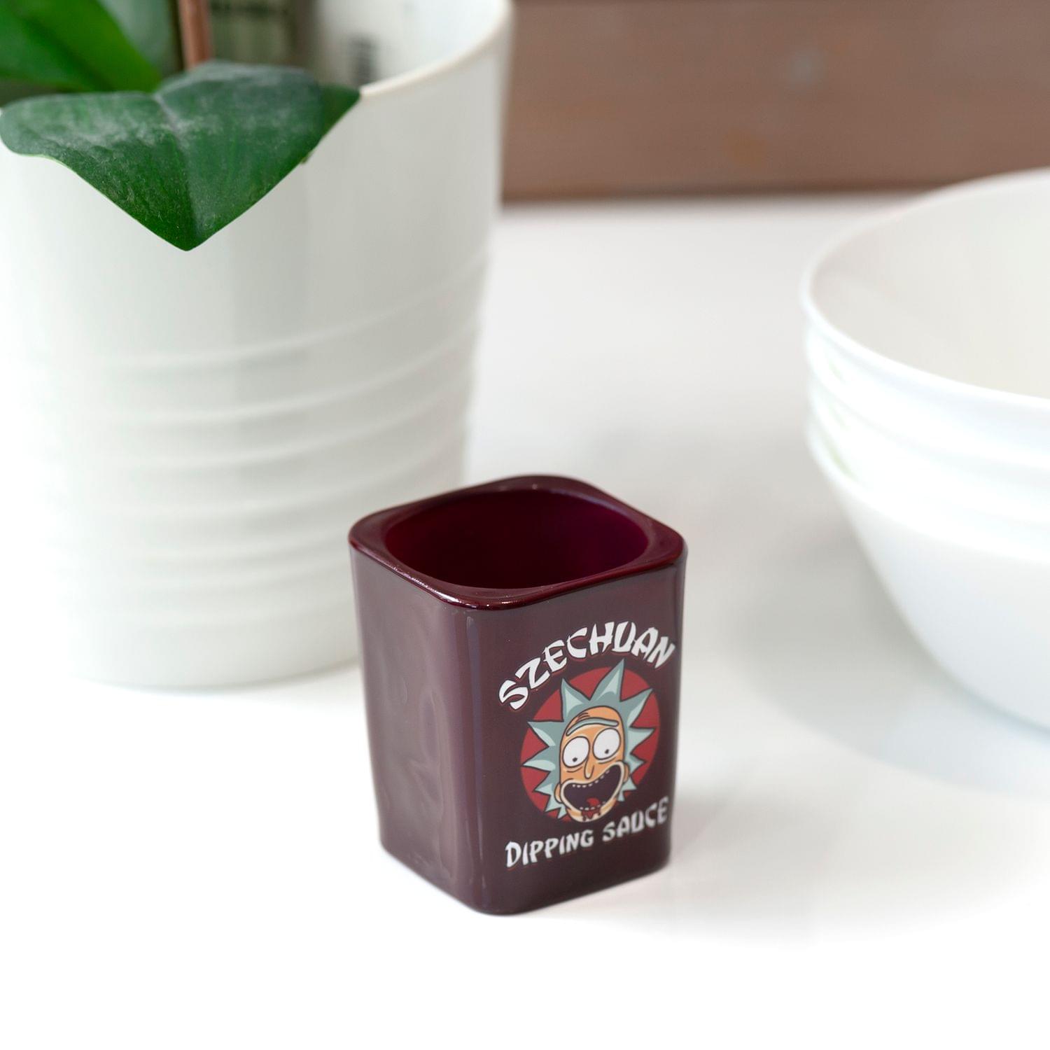 Rick And Morty Szechuan Dipping Sauce Shot Glass Free Shipping 0709