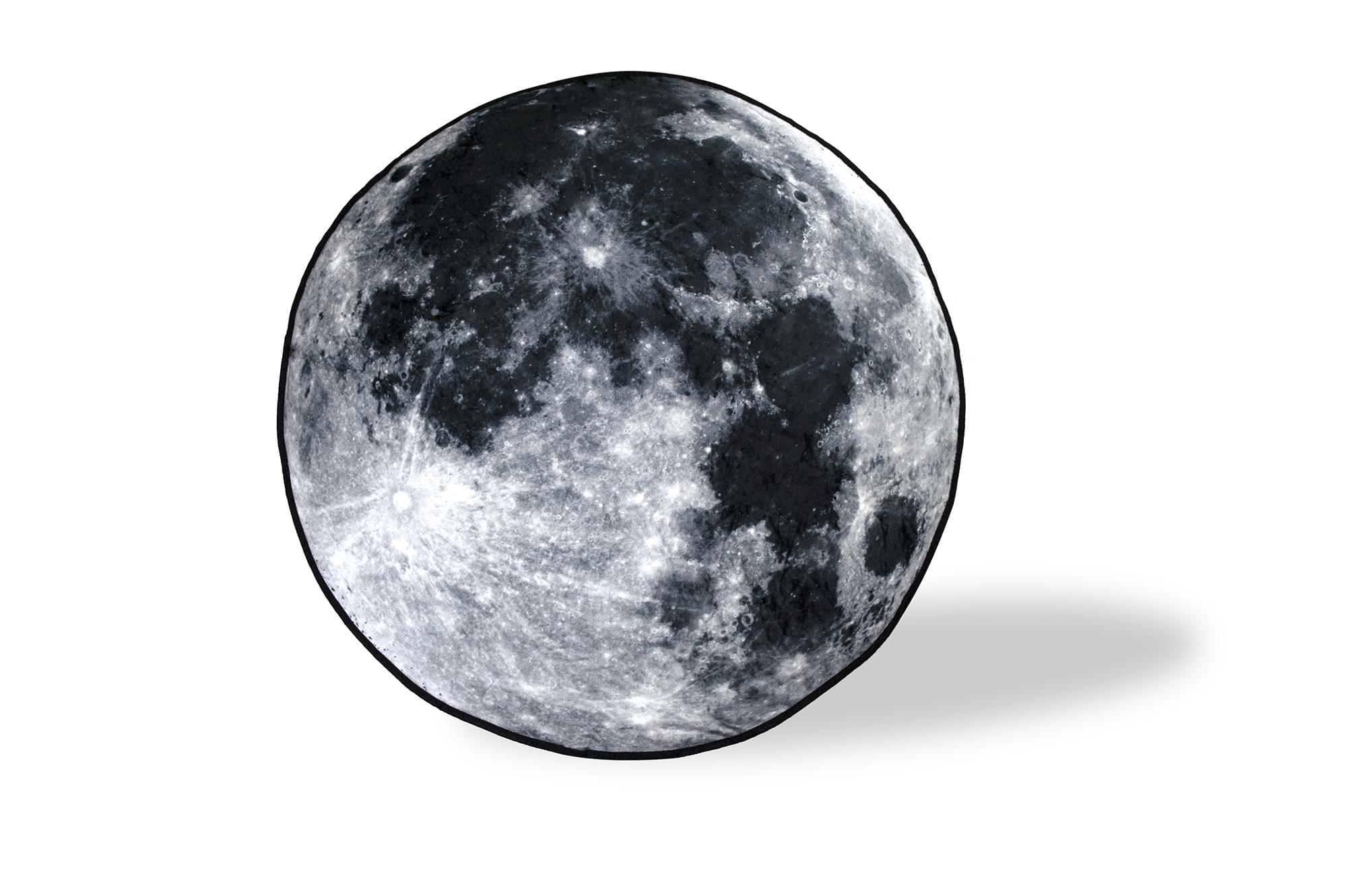 The Moon Fleece Throw Blanket , Large Soft Throw Blanket , 60 Diameter