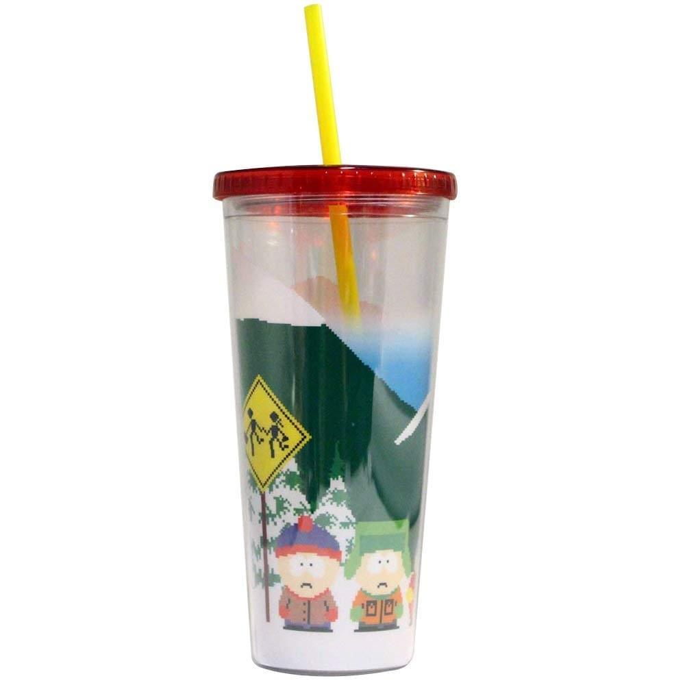 South Park 24oz Multi-Use Plastic Carnival Cup W/ Lid & Straw