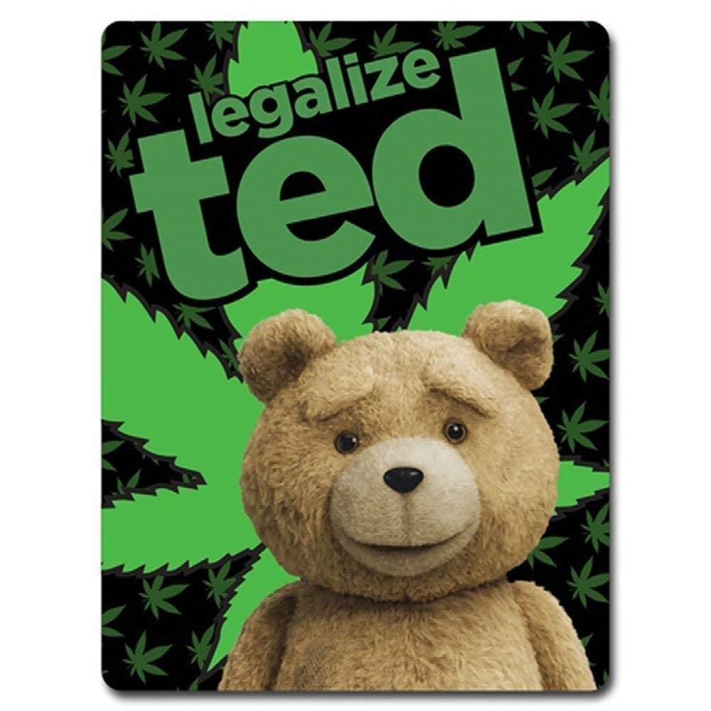 Ted 2 Legalize Ted Lightweight Fleece Throw Blanket , 45 X 60 Inches