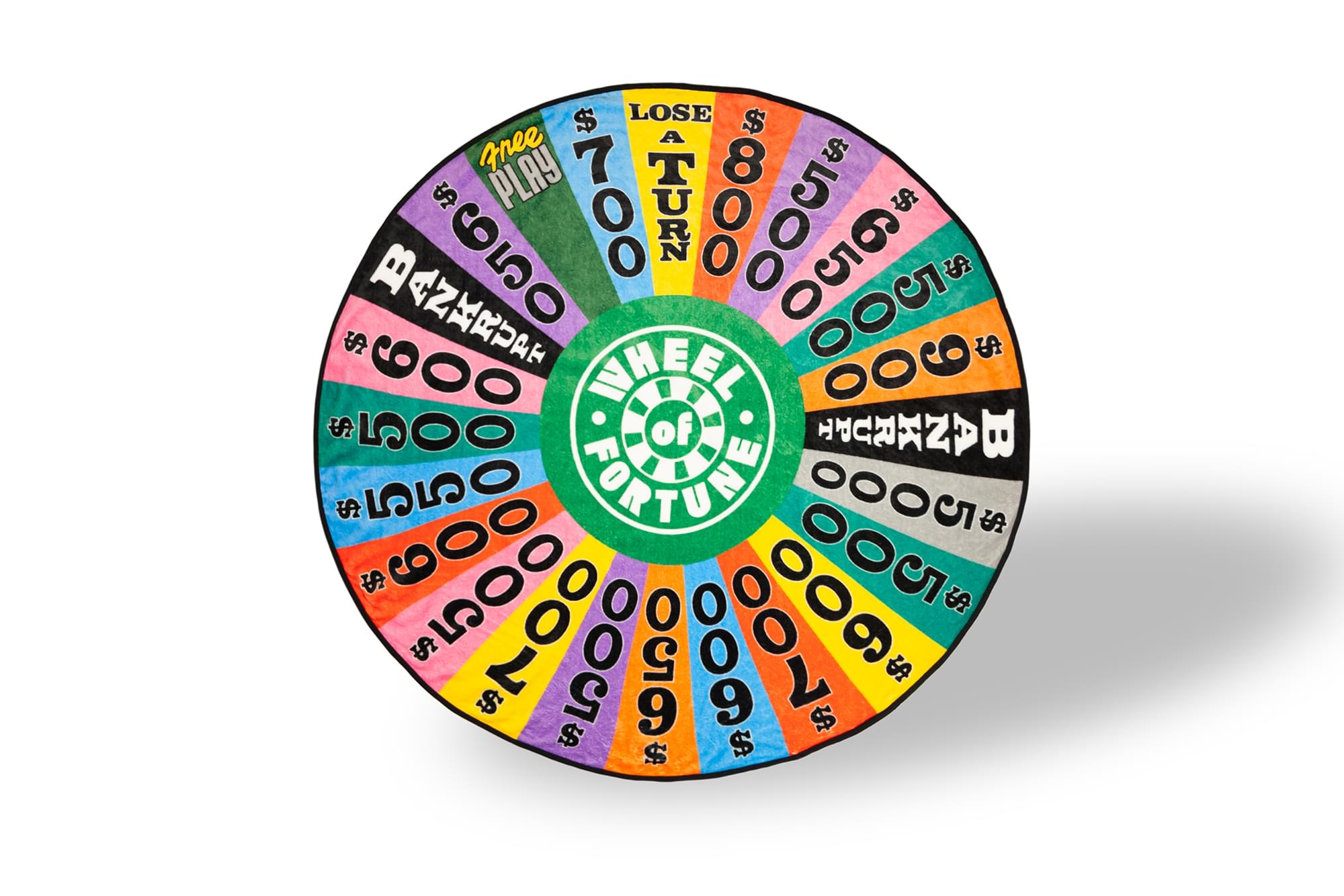 Wheel Of Fortune Spin Wheel Round 59 Inch Throw Blanket Free Shippi Toynk Toys