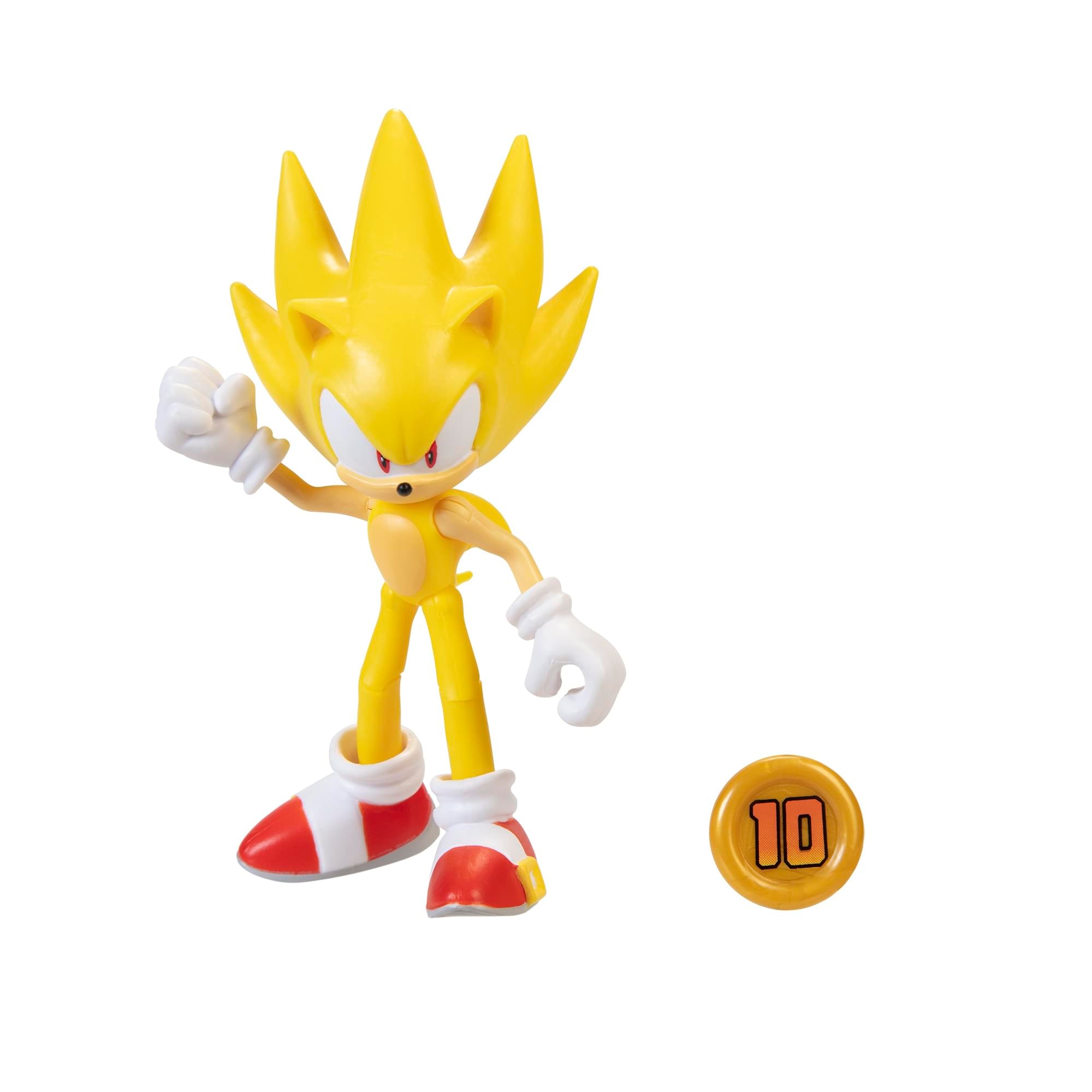 Sonic The Hedgehog 4 Inch Figure , Modern Super Sonic