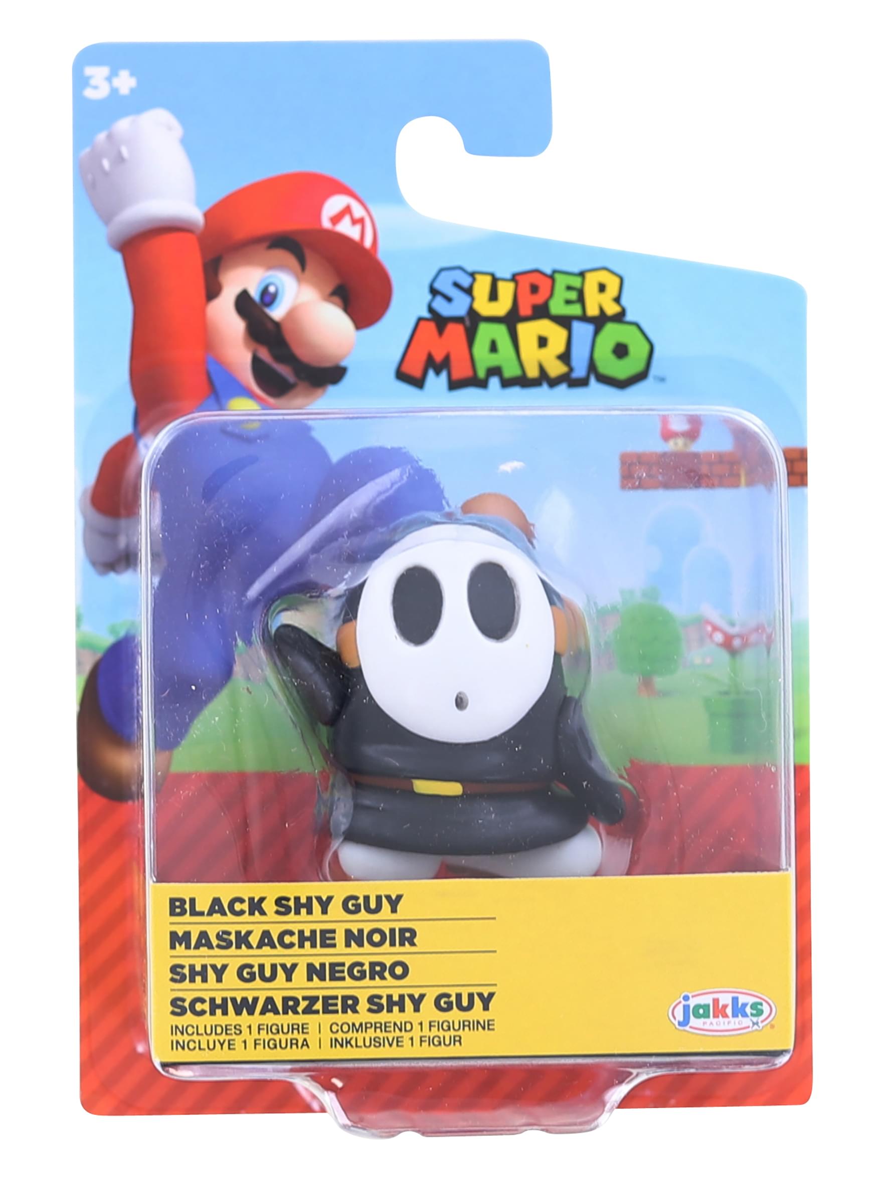 Super Mario World Of Nintendo 2.5 Inch Figure , Black Shy Guy