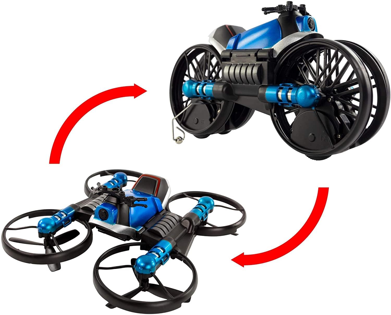 Drone 2 Bike , Two-in-One Vehicle Transforms From Drone To Motorcycle