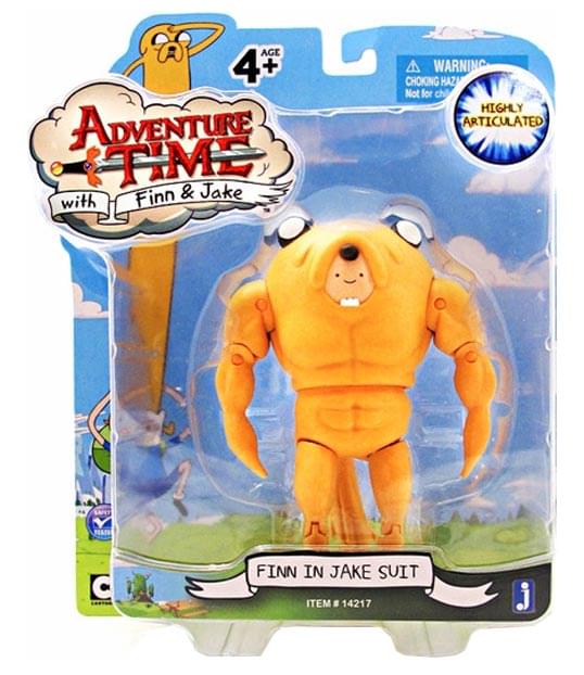Adventure Time 5 Action Figure: Finn In Jake Suit